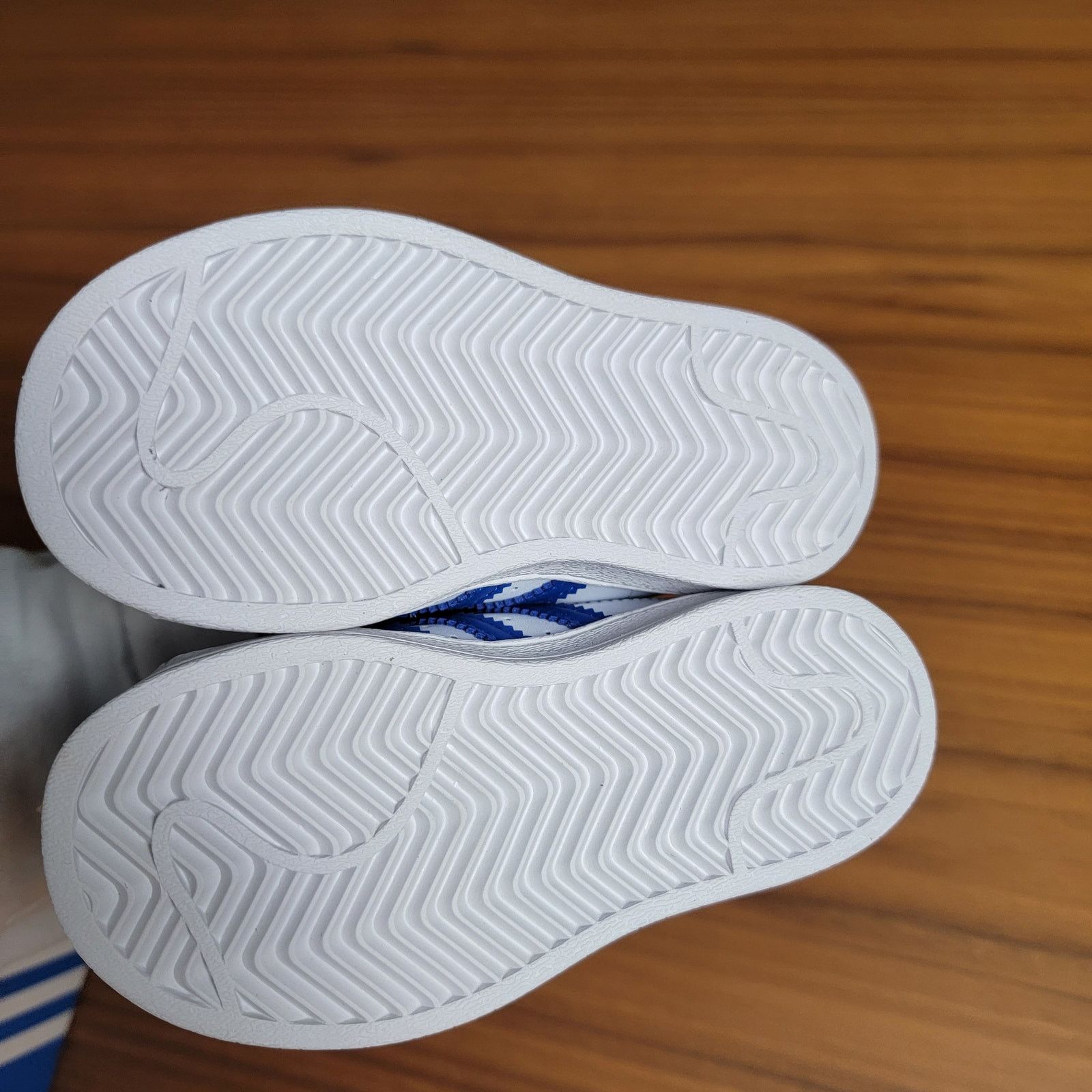 Adidas adidas Infant Superstar EL I Sneaker, White/Royal Sz 6.5K Size US 6.5 / EU 39-40 - 3 Thumbnail
