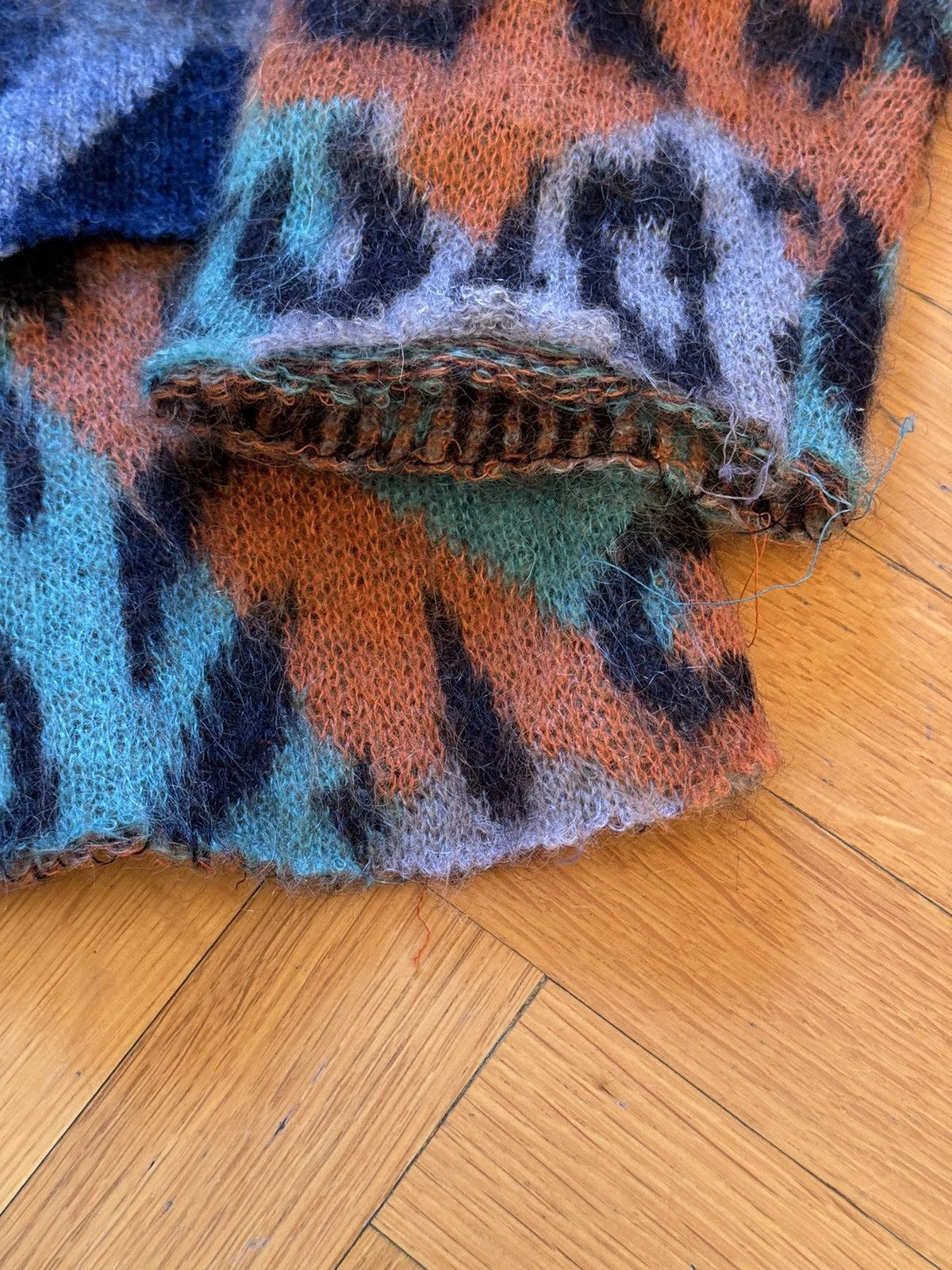 Marni MARNI rombi leopard and rings mixed sweater FW19 Size US M / EU 48-50 / 2 - 10 Thumbnail