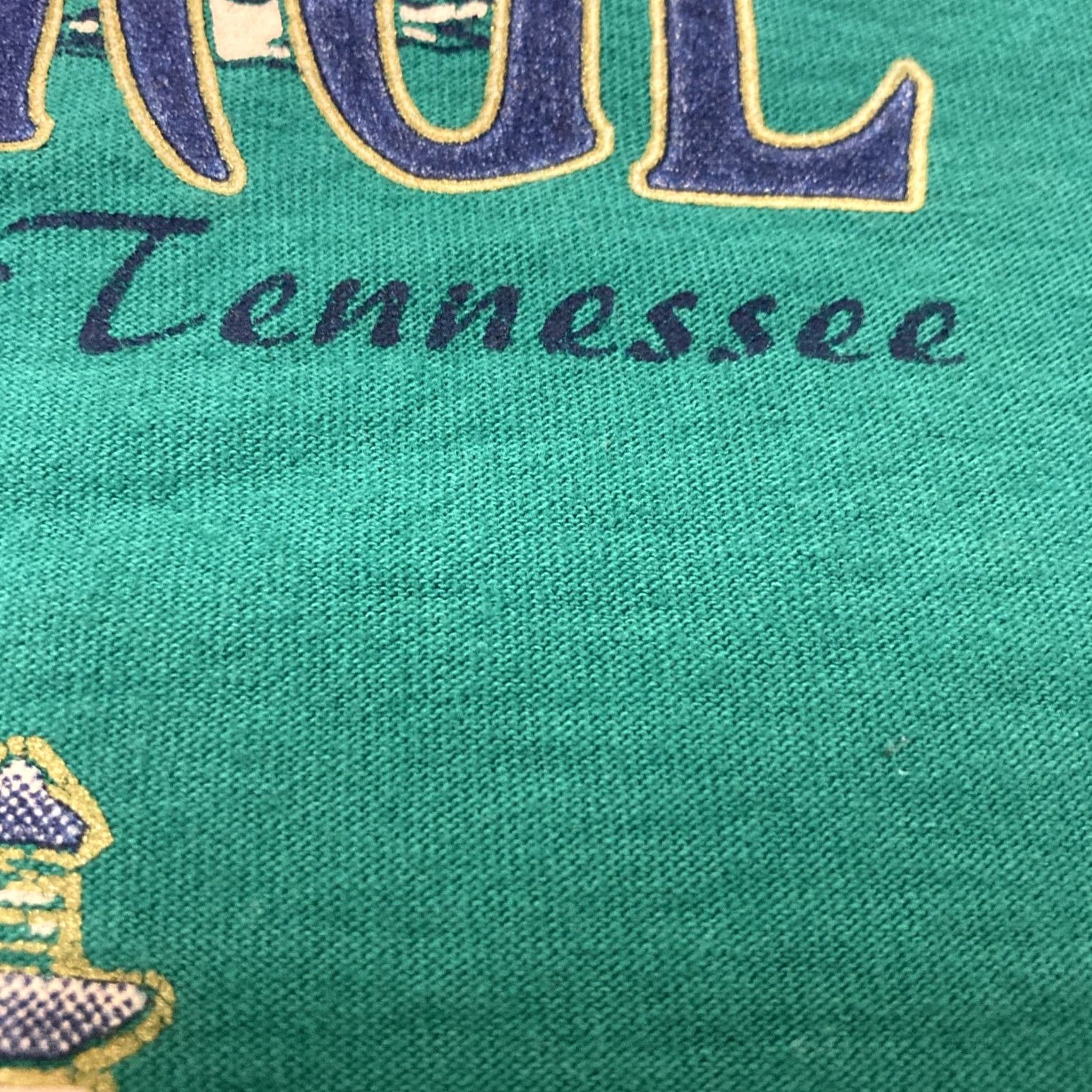 Vintage VINTAGE 1999 Pigeon Forge Tennessee Evolutions T-Shirt Large Green Men L Graphic Shirt Size US L / EU 52-54 / 3 - 4 Thumbnail