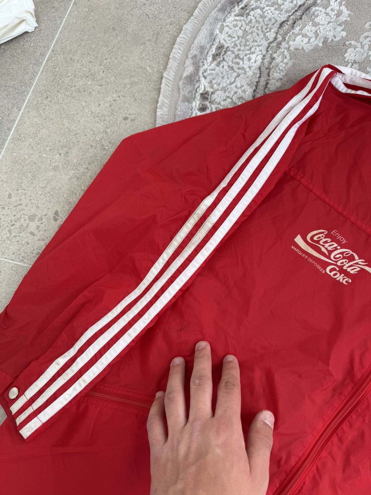 Adidas Adidas Coca Cola vinatge light jacket Size US XL / EU 56 / 4 - 6 Thumbnail