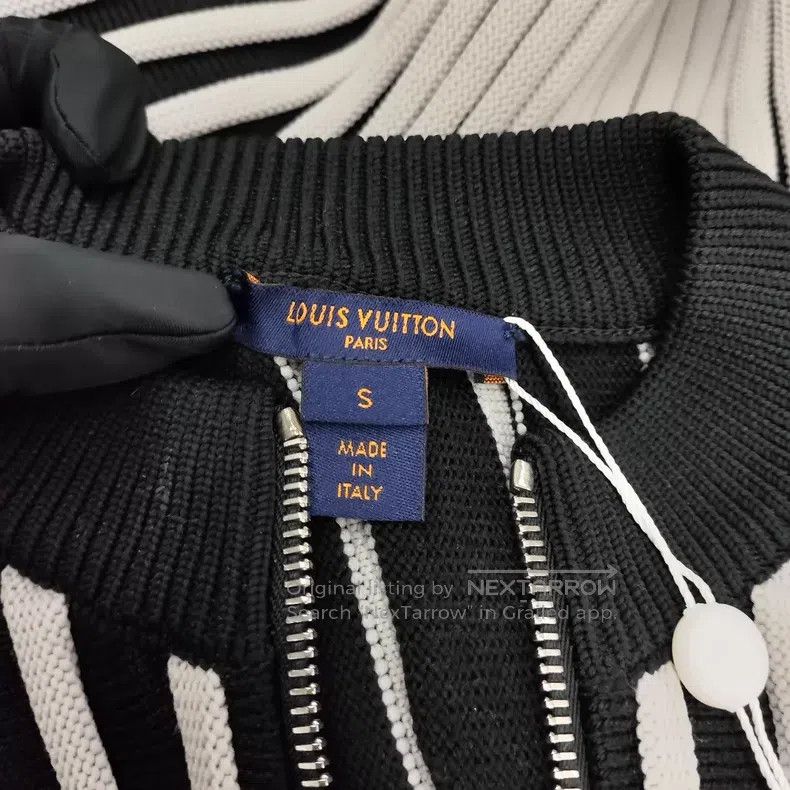 Louis Vuitton Louis Vuitton Knit Wide Leg Sleeve Stripe jacket Size S / US 4 / IT 40 - 3 Thumbnail