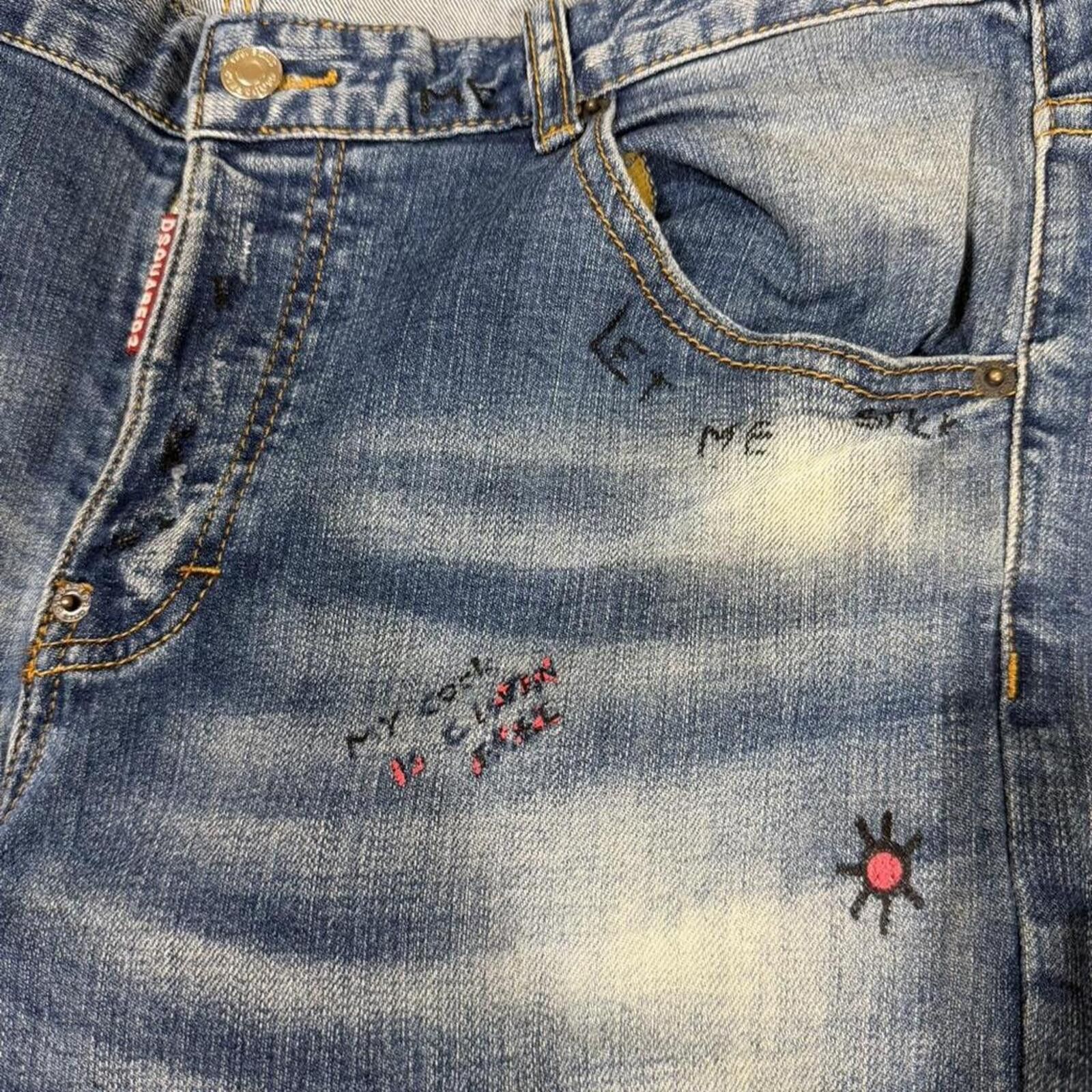 Dsquared2 DSQUARED2 denim jeans with unique design Size US 38 / EU 54 - 5 Thumbnail