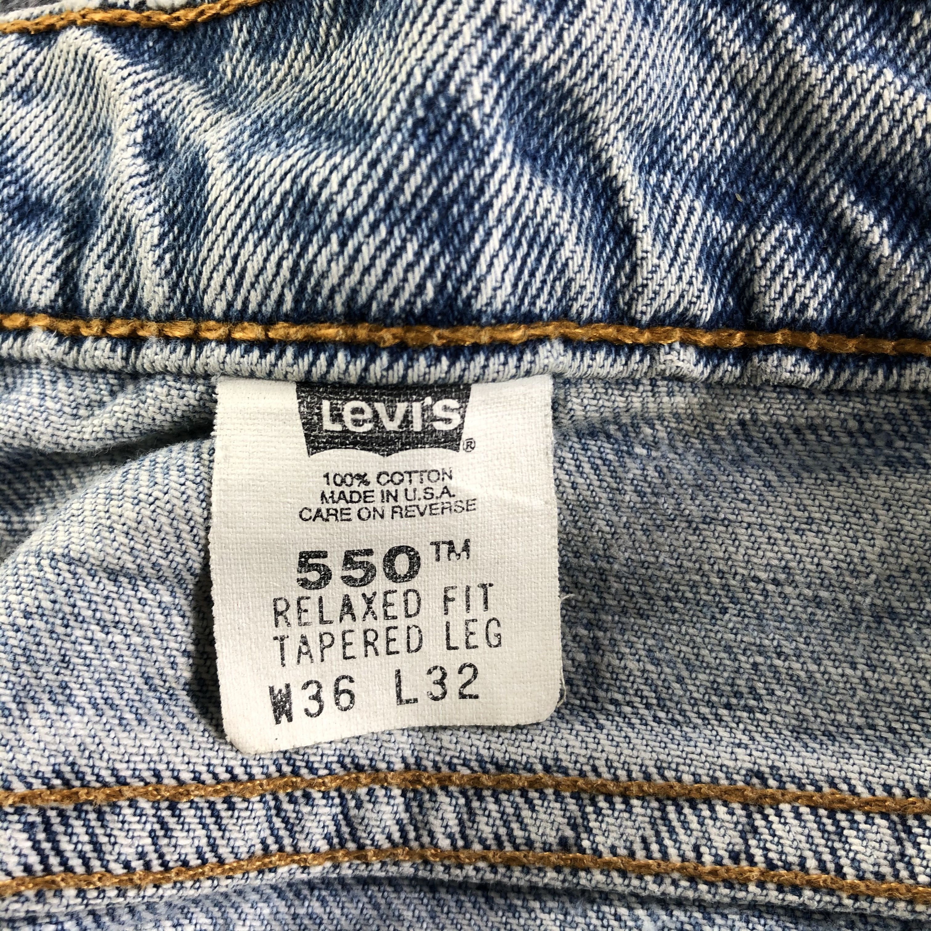 Levi's Vintage Levis 550 Jeans-J3335 Size US 35 - 15 Thumbnail