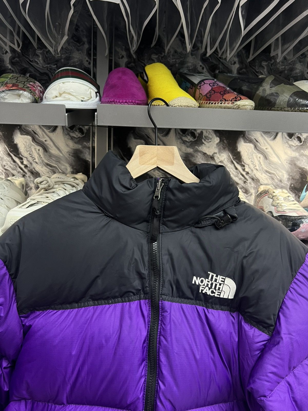 The North Face The North Face Purple Bomber Jacket Size US M / EU 48-50 / 2 - 3 Thumbnail
