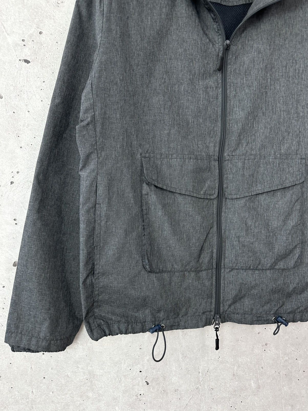 Folk Folk Grey Patch Pocket Full Zip Nylon Long Sleeve Jacket Size US M / EU 48-50 / 2 - 4 Thumbnail