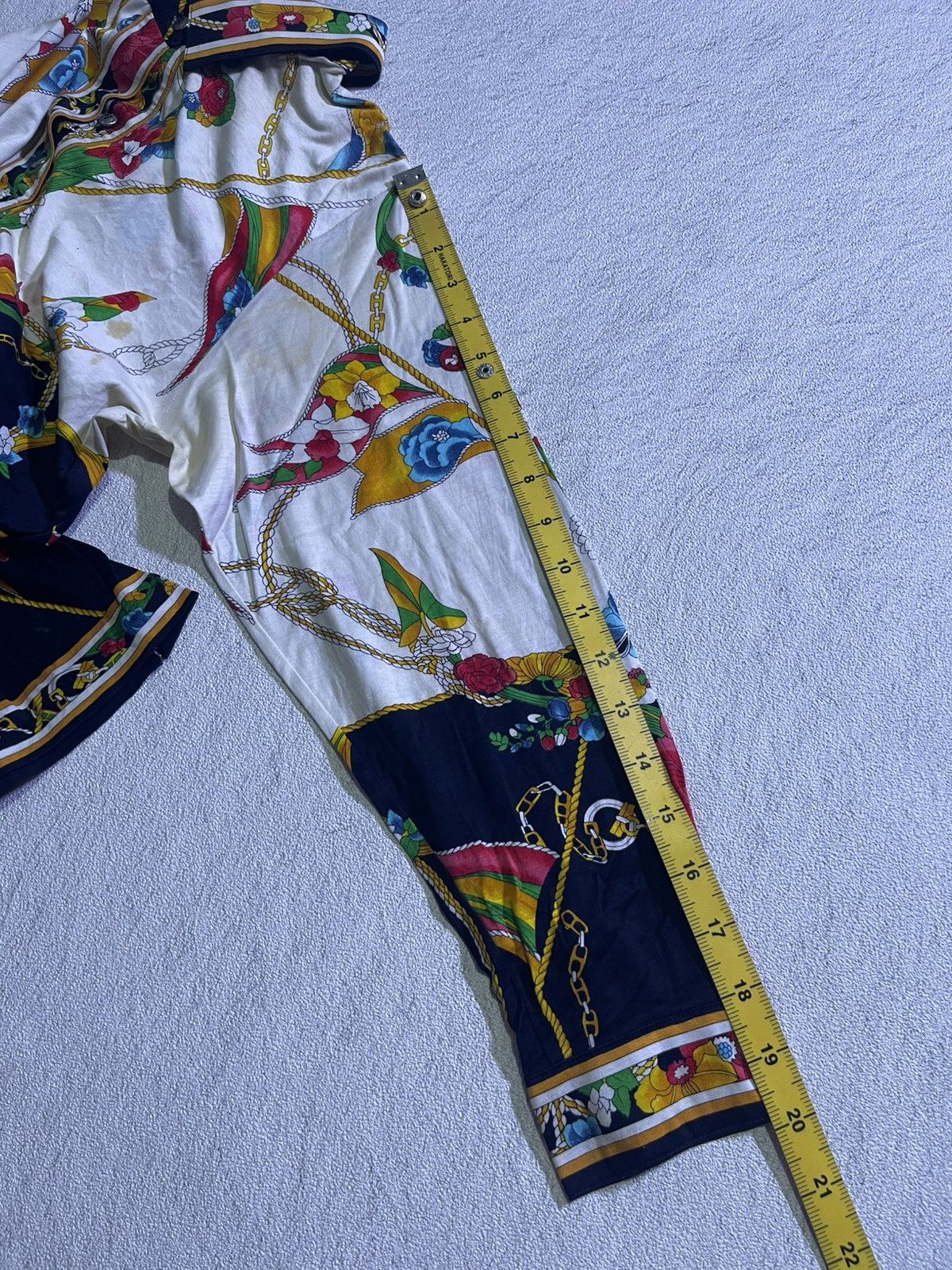Japanese Brand Y2K SILLOAM long tshirt full print motif multi color Size US M / EU 48-50 / 2 - 7 Thumbnail