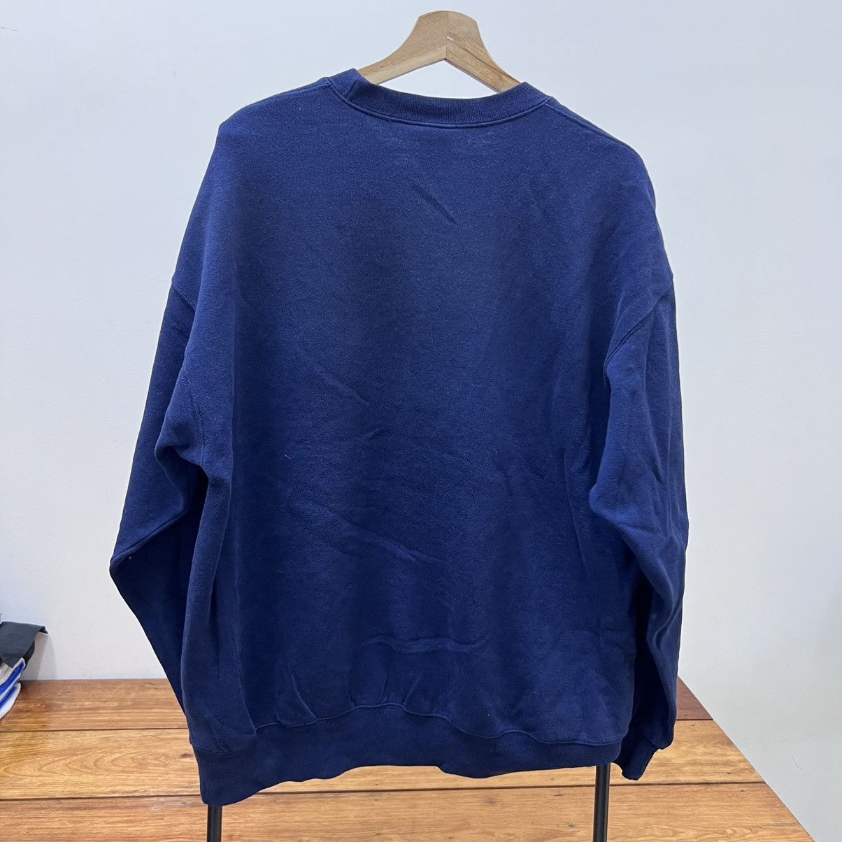 Vintage VINTAGE 90'S NAVY MILITARY Oversized CREWNECK Size US XL / EU 56 / 4 - 5 Thumbnail