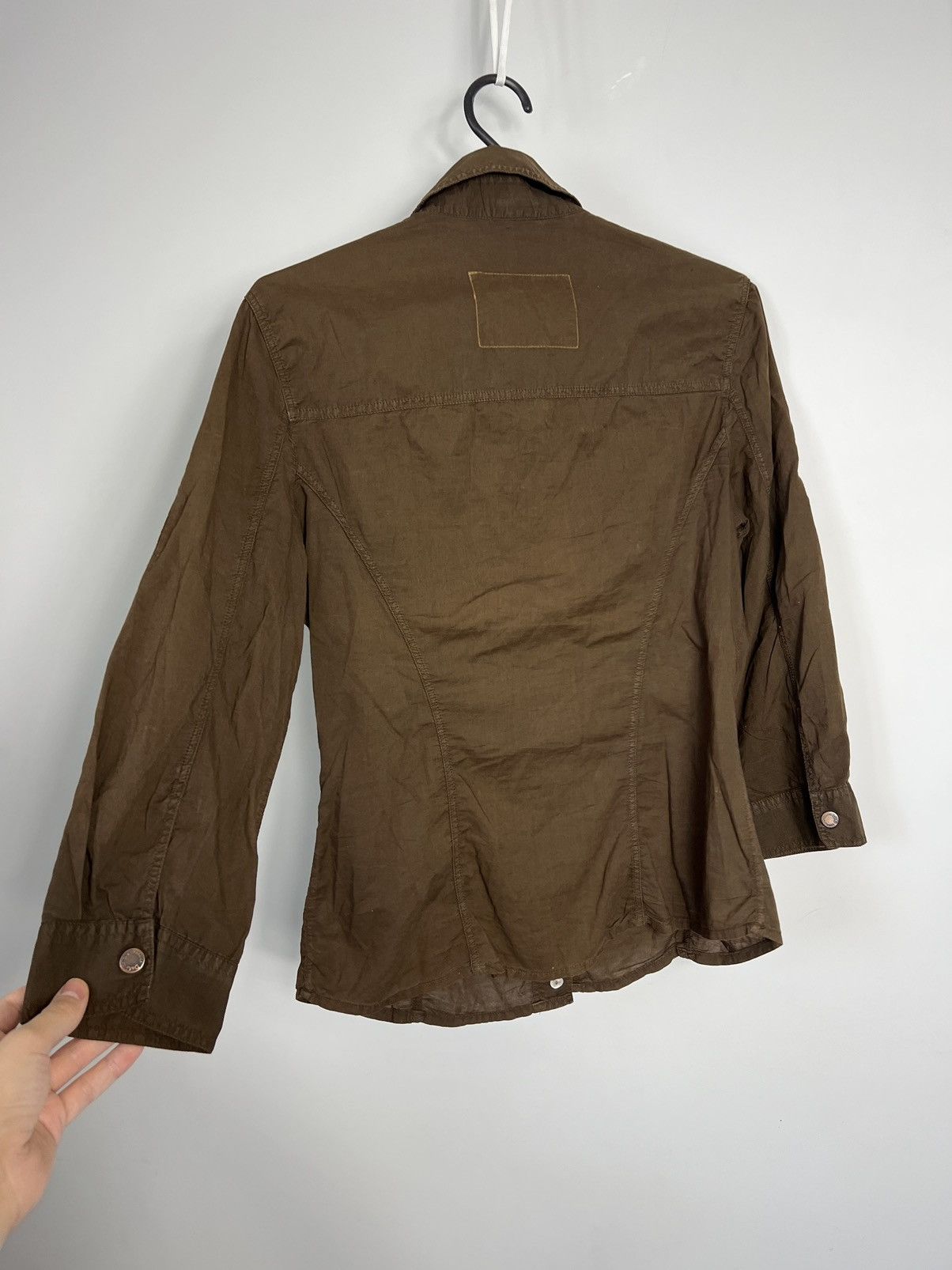 Dolce & Gabbana Shirt Dolce & Gabbana brown italy vintage rare Size M / US 6-8 / IT 42-44 - 3 Thumbnail