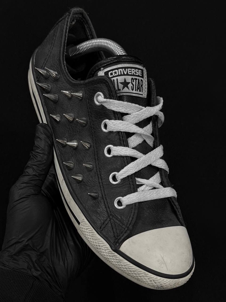 Converse Converse Goth Pin Leather Sneakers Size US 8 / IT 38 - 6 Thumbnail