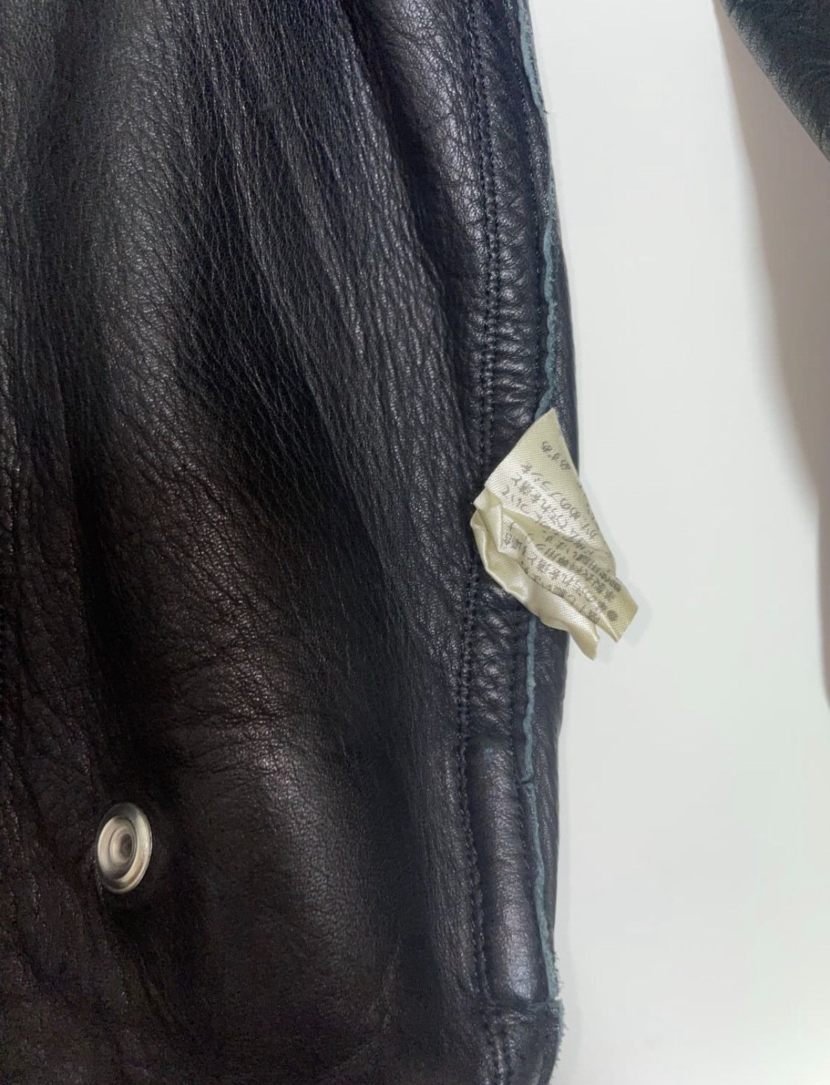 Undercover UNDERCOVER 1997 AW "LEAF" PAINTLINE COW SUEDE LEATHER JACKET Size US M / EU 48-50 / 2 - 4 Thumbnail