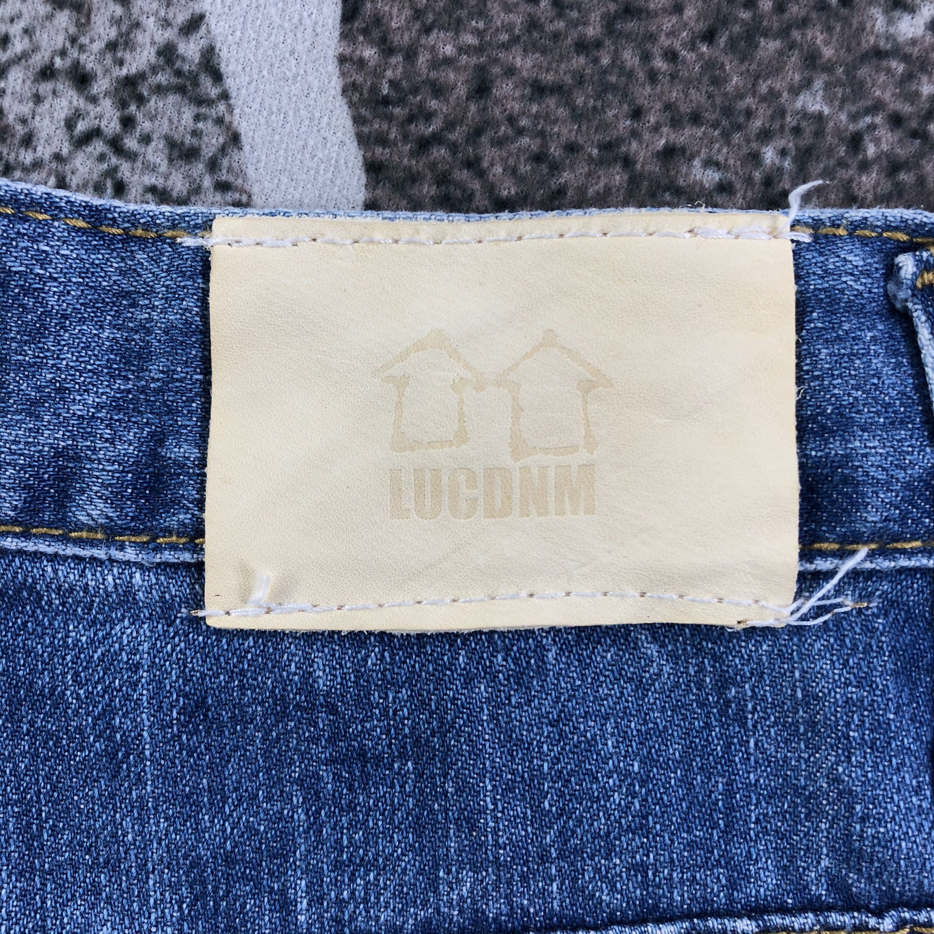 Japanese Brand Japanese Brand LUCDNM Jeans Blue Baggy Denim KJ1755 Size 28" / US 6 / IT 42 - 5 Thumbnail