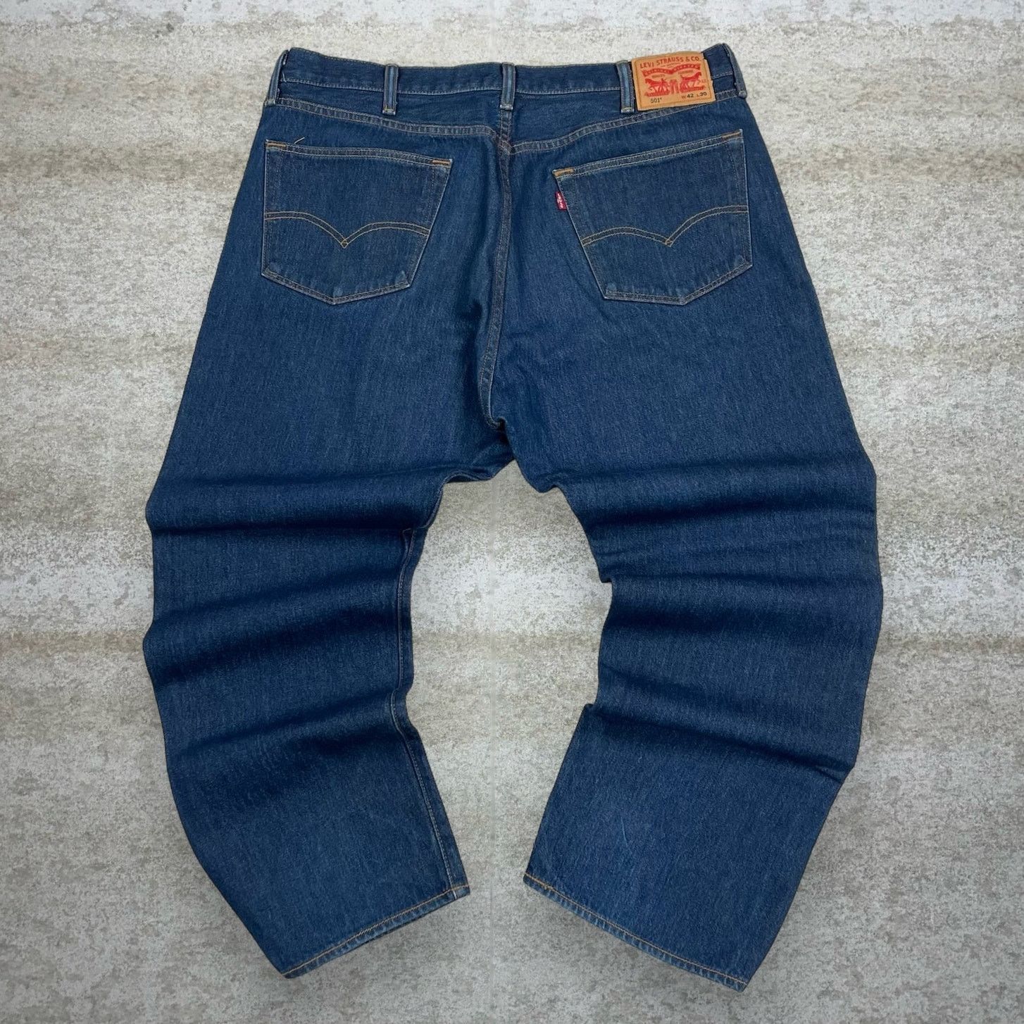 Levi's Vintage Y2K Levis 501 Jeans 42x30 Regular Straight Dark Wash Size US 42 / EU 58 - 1 Thumbnail