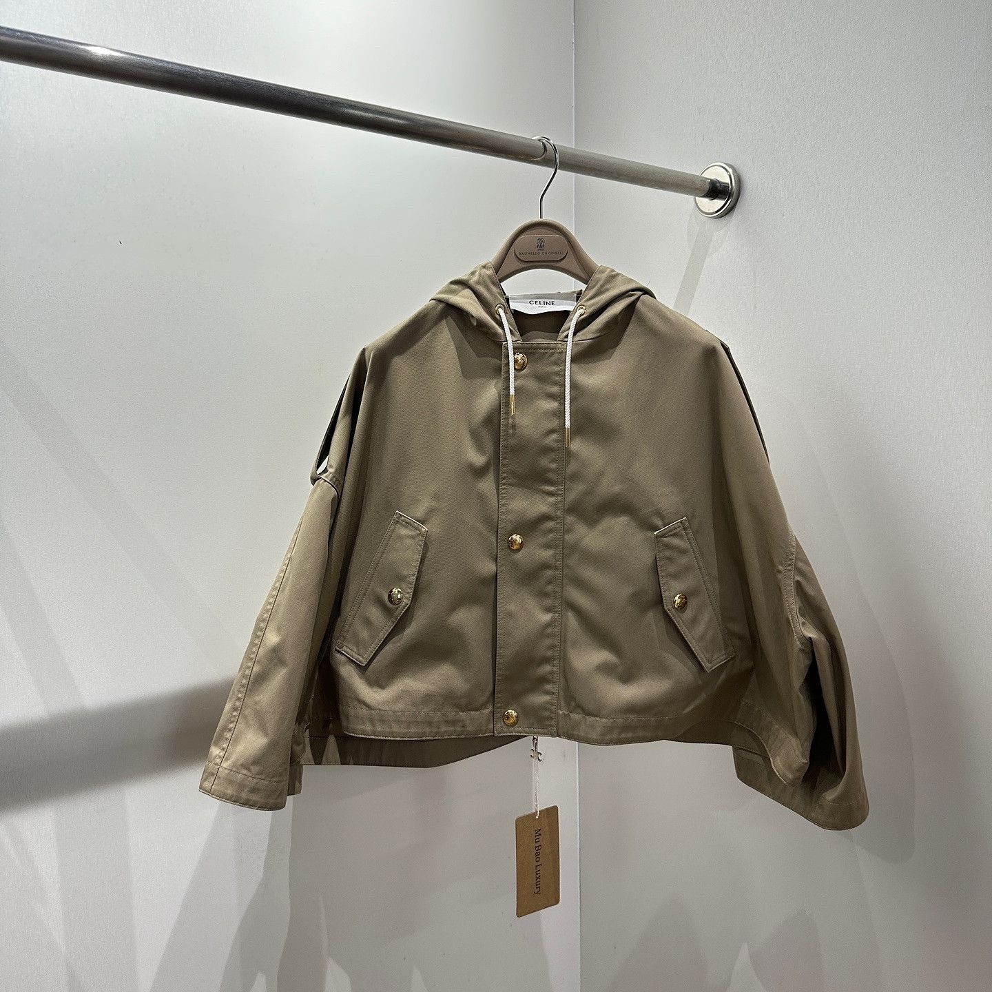Celine Celine Logo Button Hooded Jacket Size 36 Size XS / US 0-2 / IT 36-38 - 1 Thumbnail