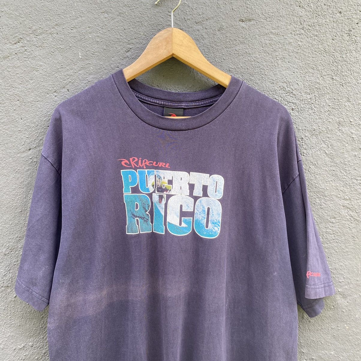Ripcurl Thrashed Faded Vintage Y2K Rip Curl Puerto Rico Surf Tshirt Size US XL / EU 56 / 4 - 2 Thumbnail