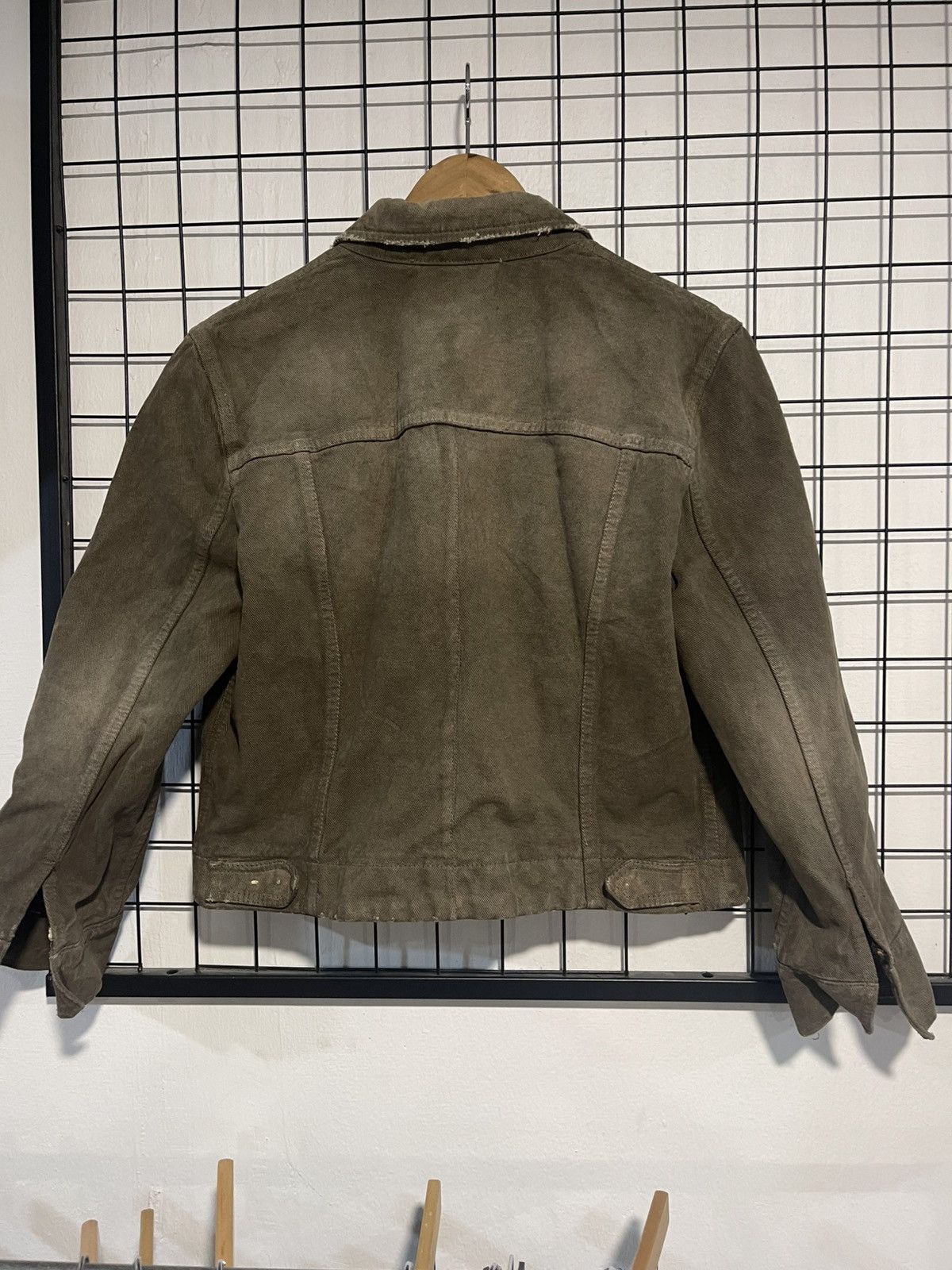 Dolce & Gabbana VINTAGE DOLCE & GABBANA MILITARY KHAKI DENIM JACKET Size S / US 4 / IT 40 - 2 Thumbnail