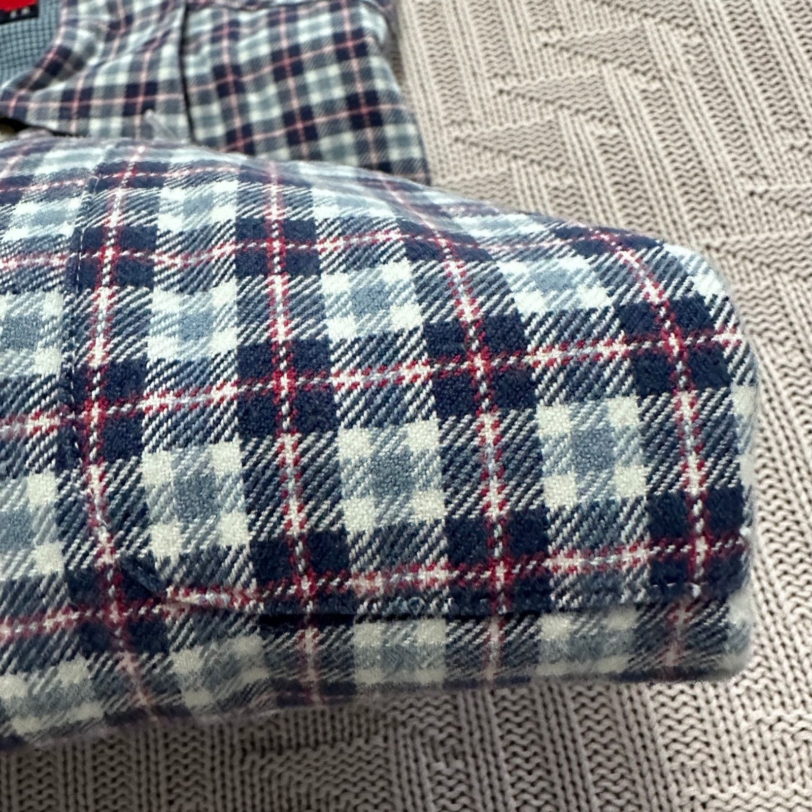 Tommy Hilfiger Vintage Tommy Hilfiger navy blue plaid flannel button down M Size US M / EU 48-50 / 2 - 6 Thumbnail