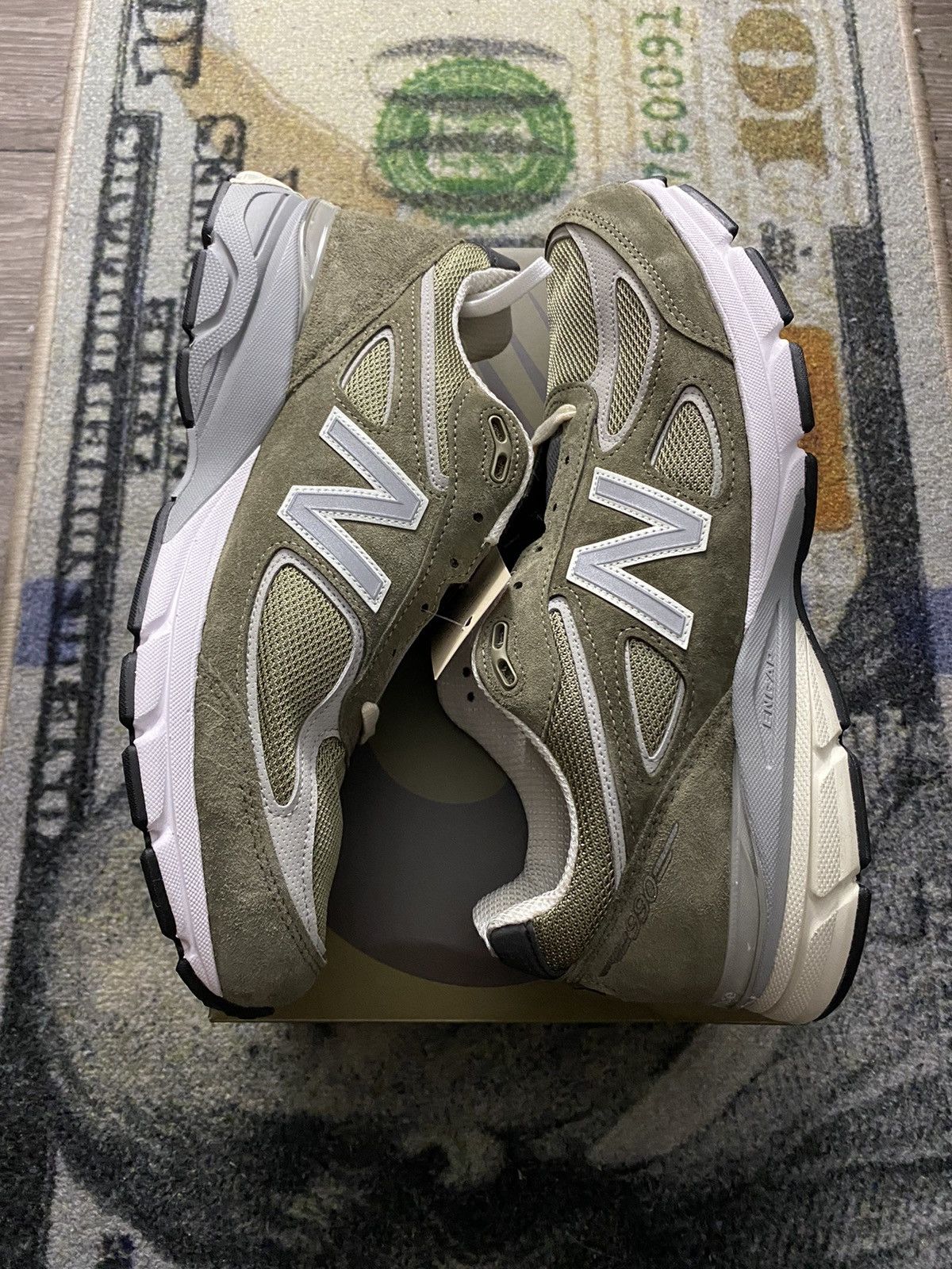 Aime Leon Dore × New Balance New Balance 990v4 MiUSA Aime Leon Dore True Camo ALD Size US 12 / EU 45 - 2 Thumbnail