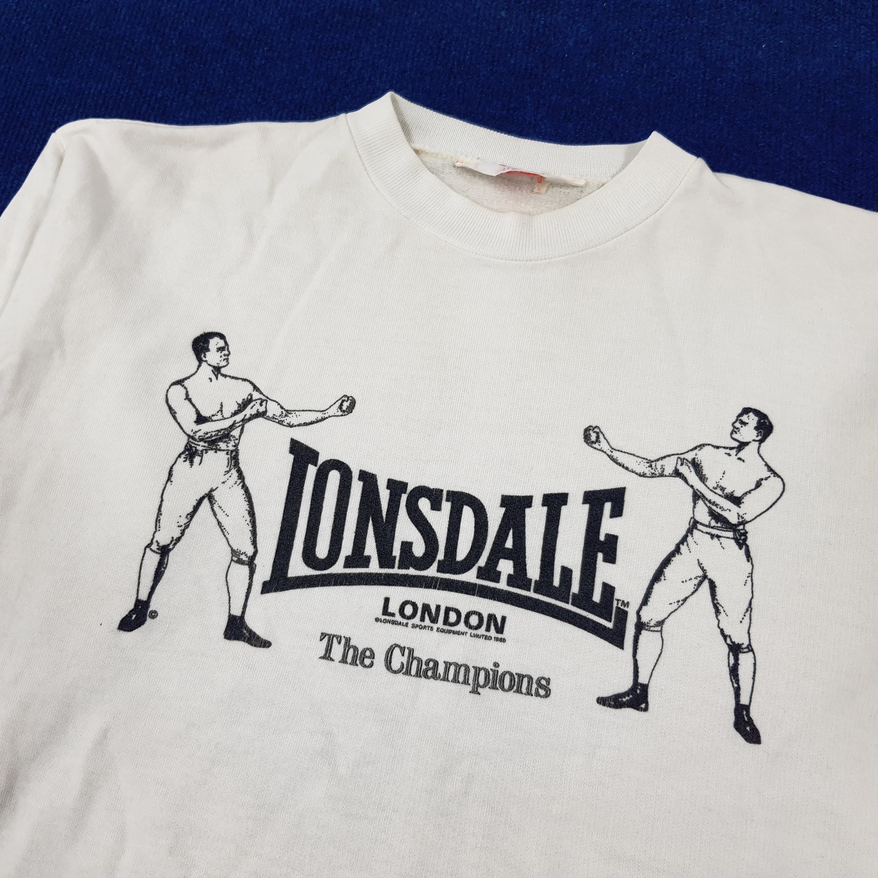 Lonsdale × Vintage Vintage Lonsdale London Champion Sports Equipment Sweatshirt Size US M / EU 48-50 / 2 - 2 Thumbnail