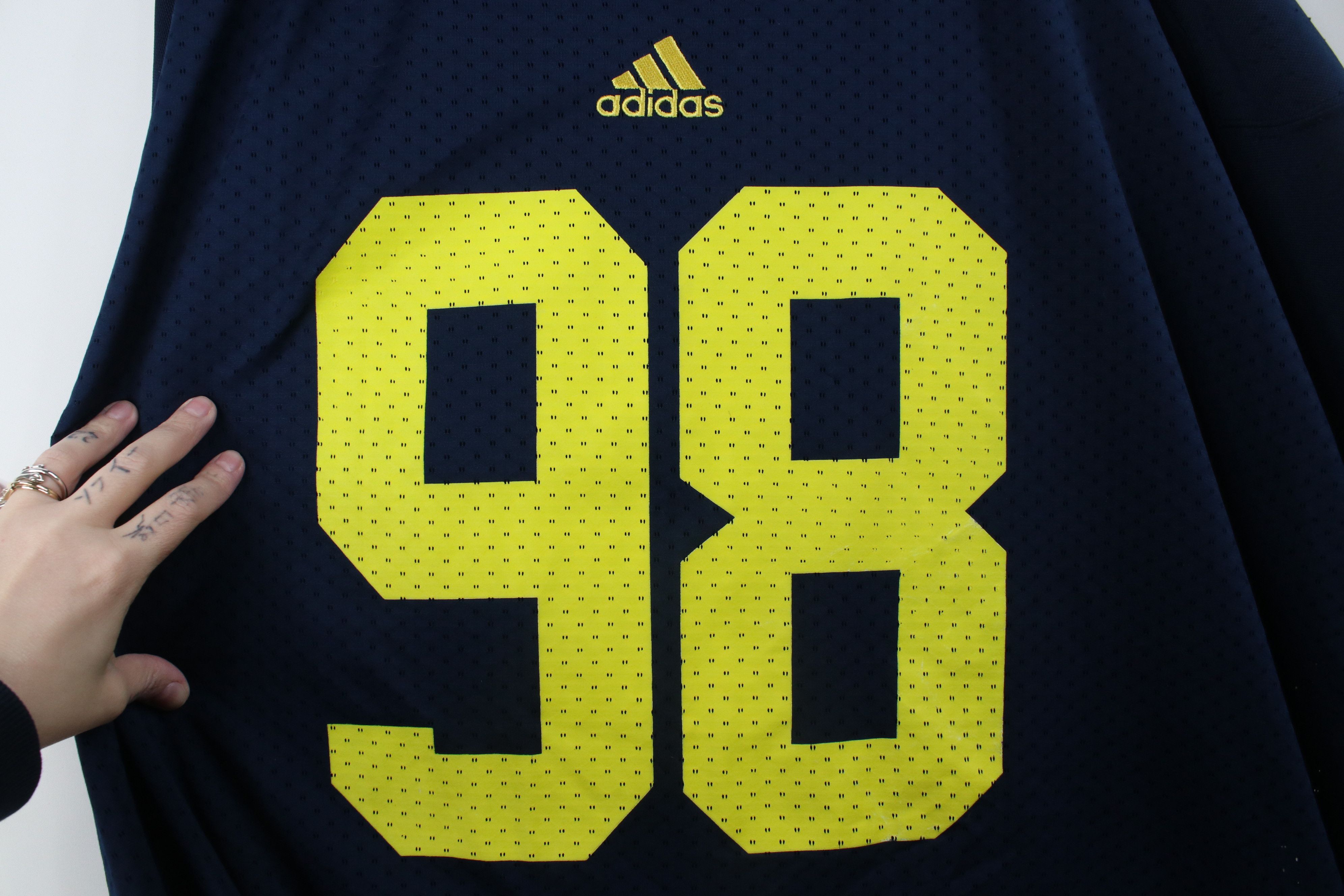 Adidas Adidas University of Michigan Football Jersey Blue #98 Size US XXL / EU 58 / 5 - 7 Thumbnail