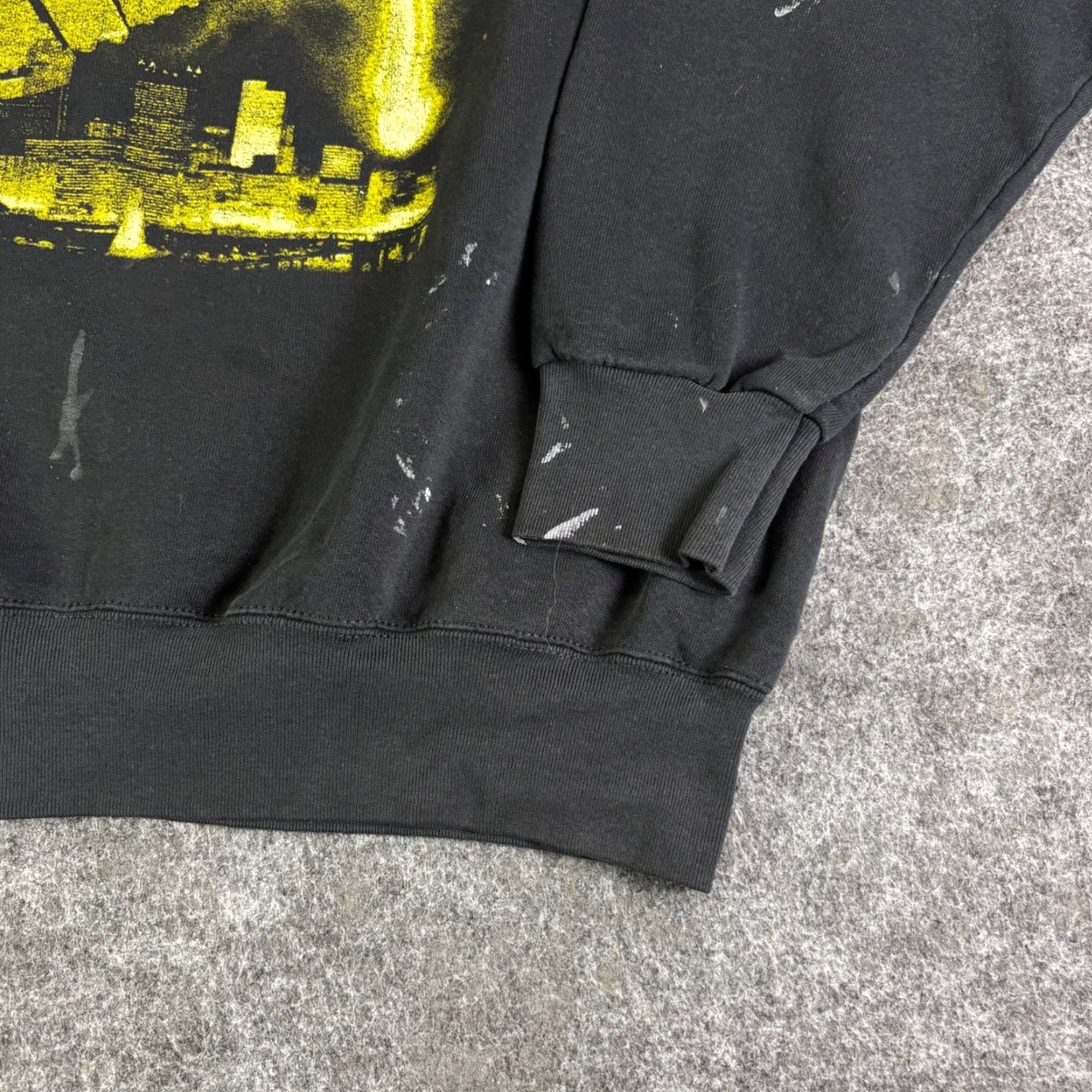 Vintage VINTAGE Steelers Football Helmet Graphic Black Crewneck XL 90s Size US XL / EU 56 / 4 - 7 Thumbnail