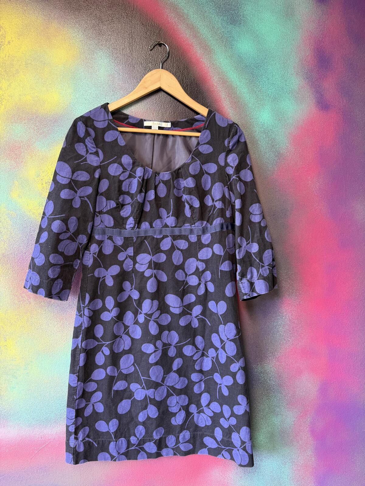 Other Boden purple and black floral dress in size uk 10R Size M / US 6-8 / IT 42-44 - 1 Thumbnail