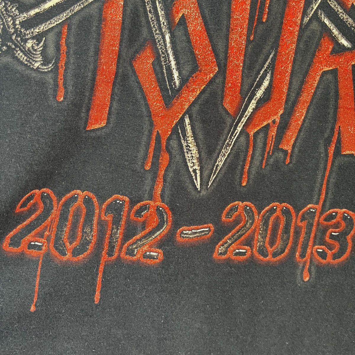 Slayer × Vintage Slayer World Tour 2012-2013 Full Printed Rock TShirt Size US M / EU 48-50 / 2 - 13 Thumbnail