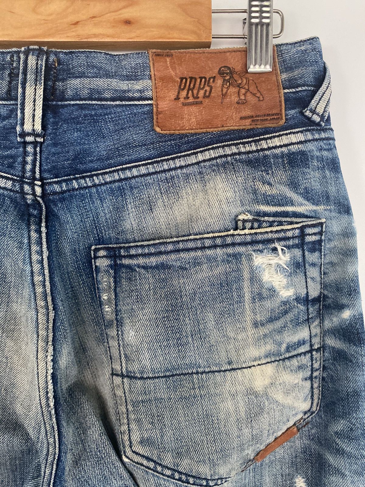 Japanese Brand × Prps Vintage PRPS Denim Jeans Distressed Japanese Style Pants Size US 30 / EU 46 - 12 Thumbnail