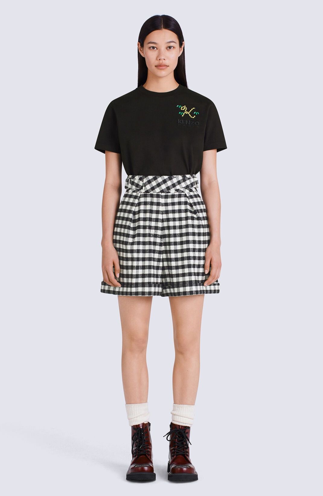 Kenzo o1y1025 Short in Black/White Size 27" / US 4 / IT 40 - 3 Thumbnail
