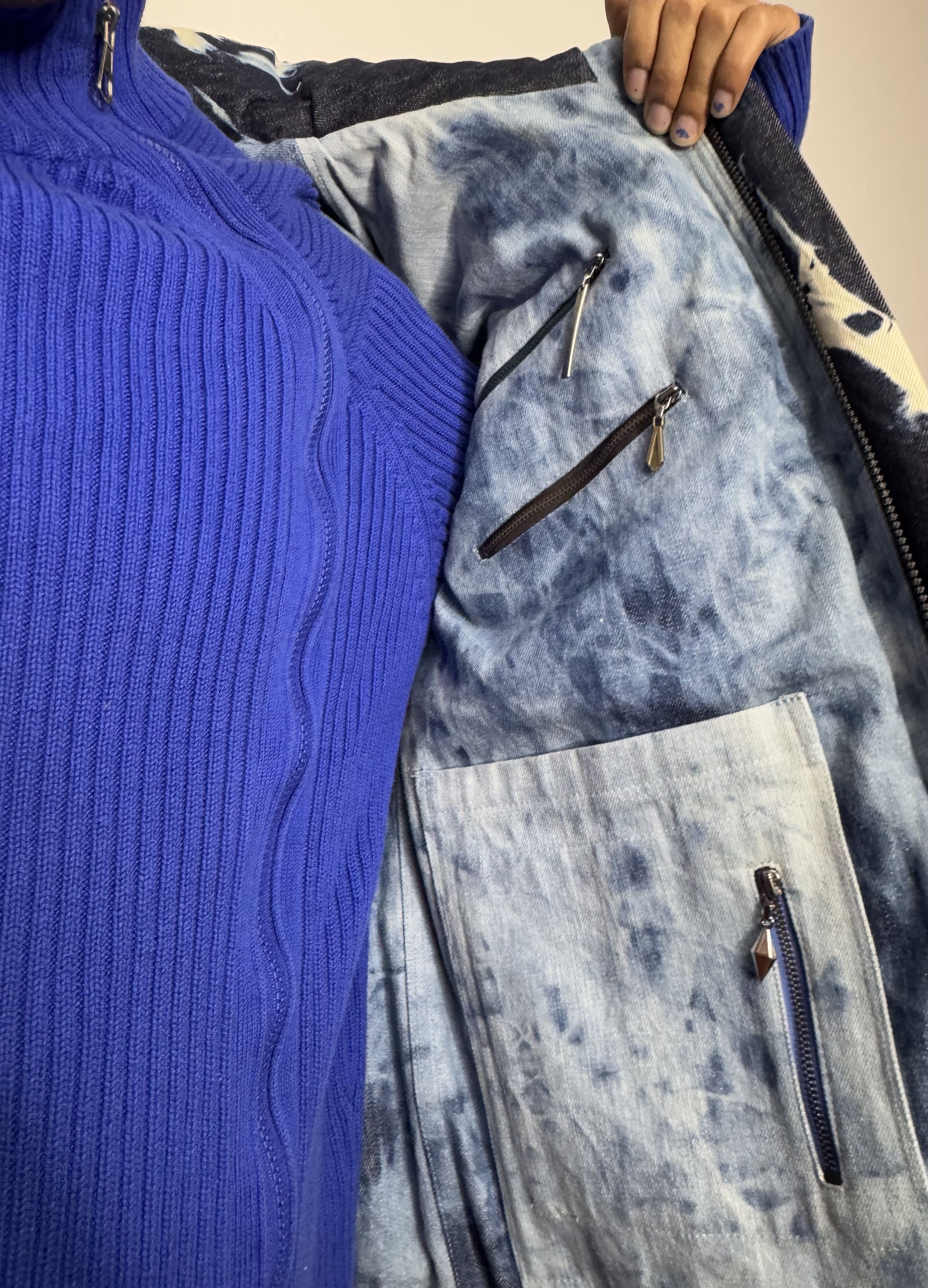 Other BNGLD | Furry Denim Puffer Vest [AW22] Size US L / EU 52-54 / 3 - 8 Thumbnail