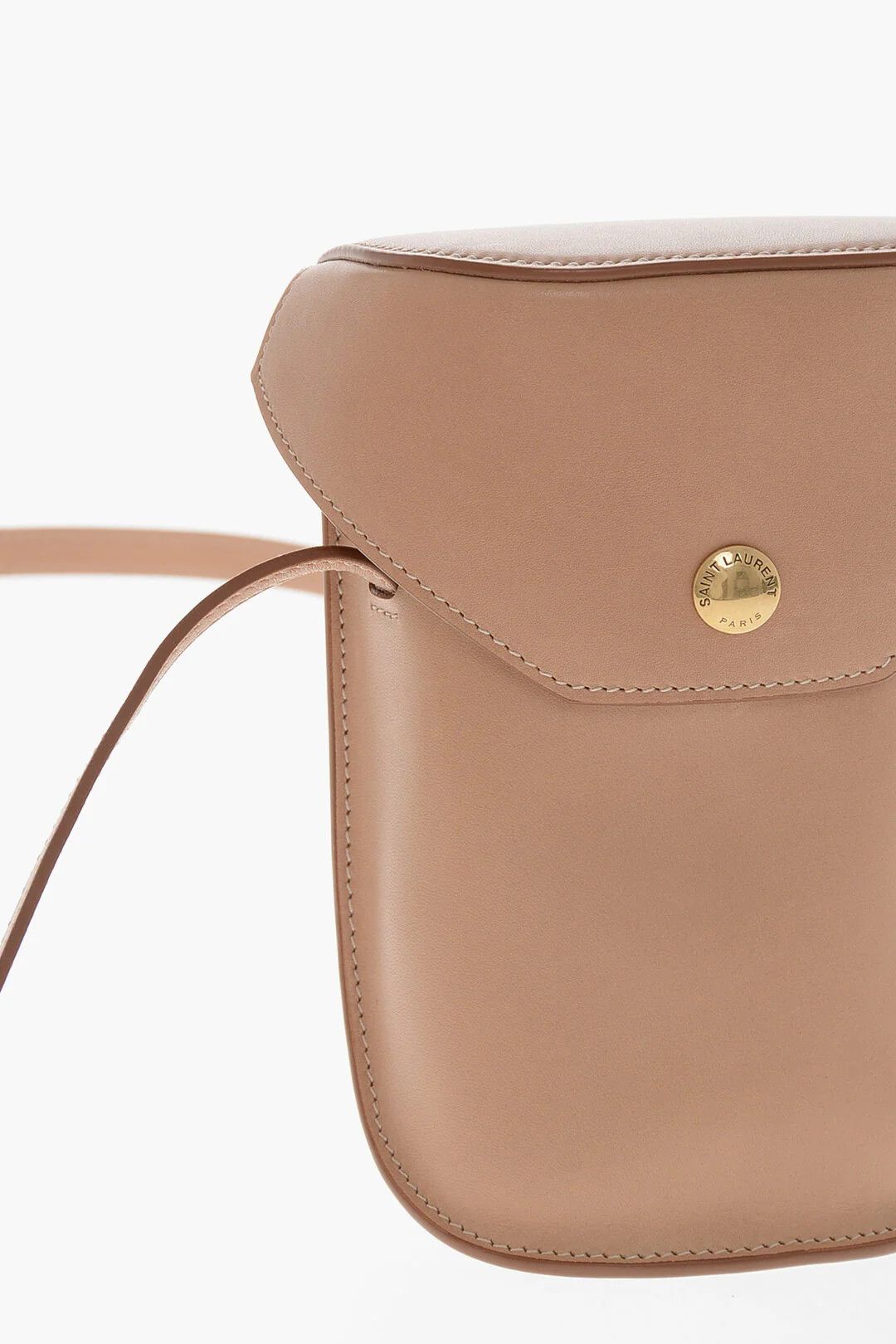 Saint Laurent Paris og1mm0426 Size: OS / Leather Mini Bag in Beige Size ONE SIZE - 3 Thumbnail