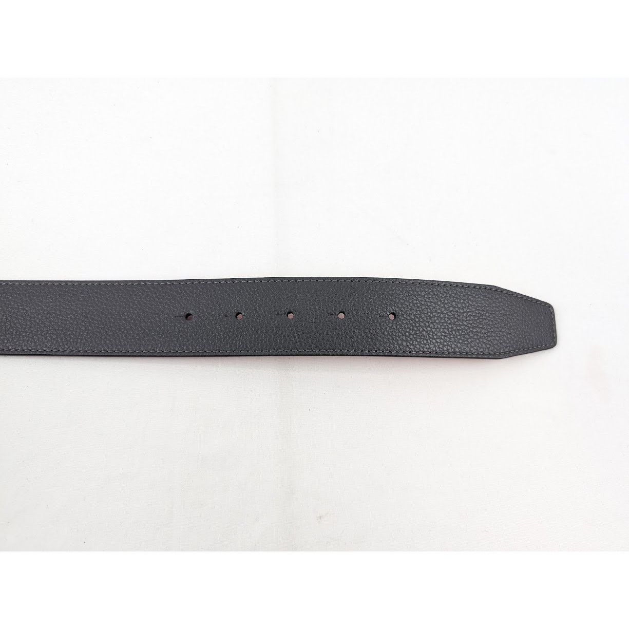 Christian Louboutin o1rshd1 Size: 85 / Happy RUI CL Logo Belt Smoky/Loubi/Silver Size 34 - 5 Thumbnail