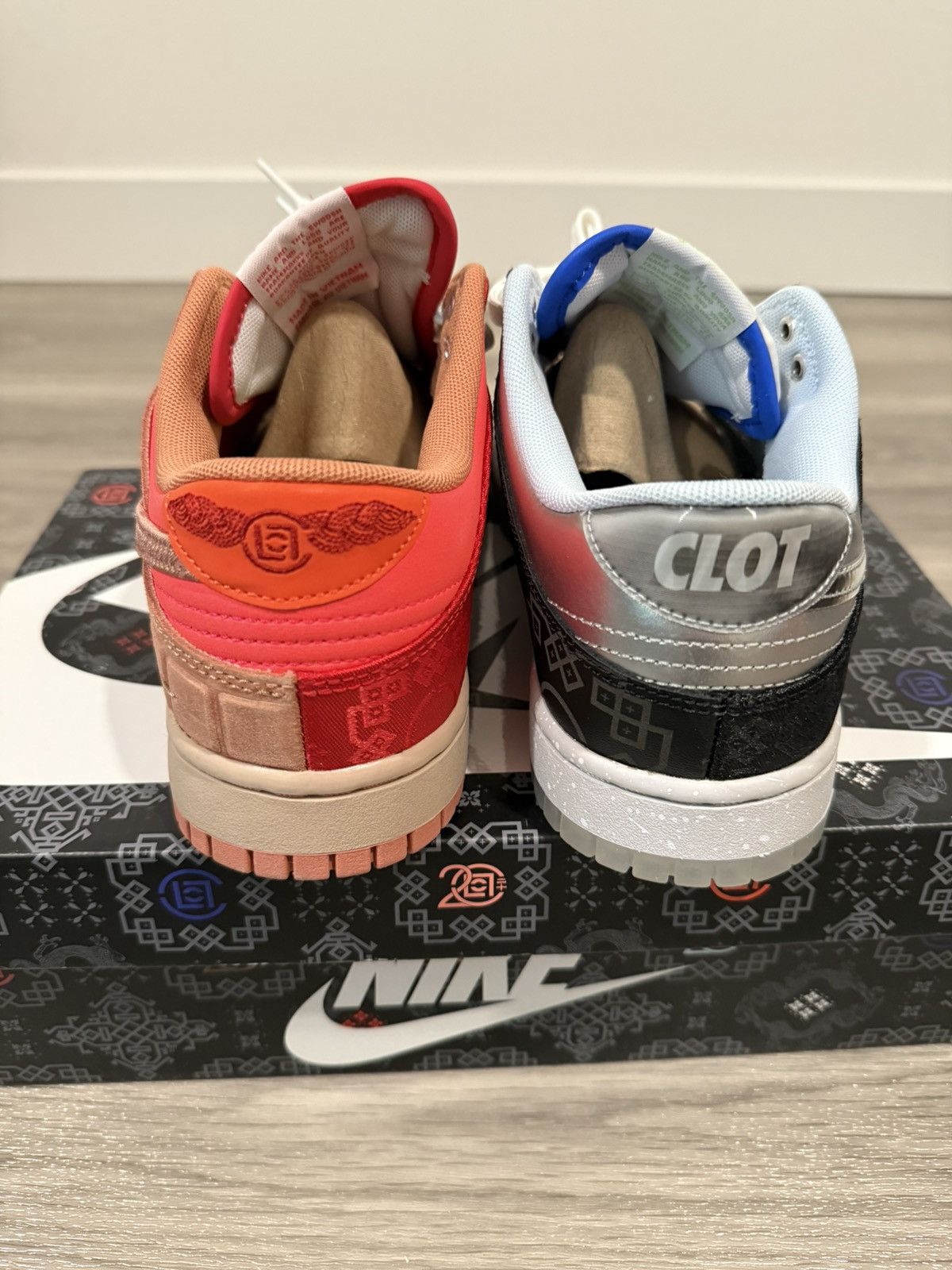 CLOT × Nike Nike Dunk Low SP “ What The Clot” Size US 10 / EU 43 - 5 Thumbnail