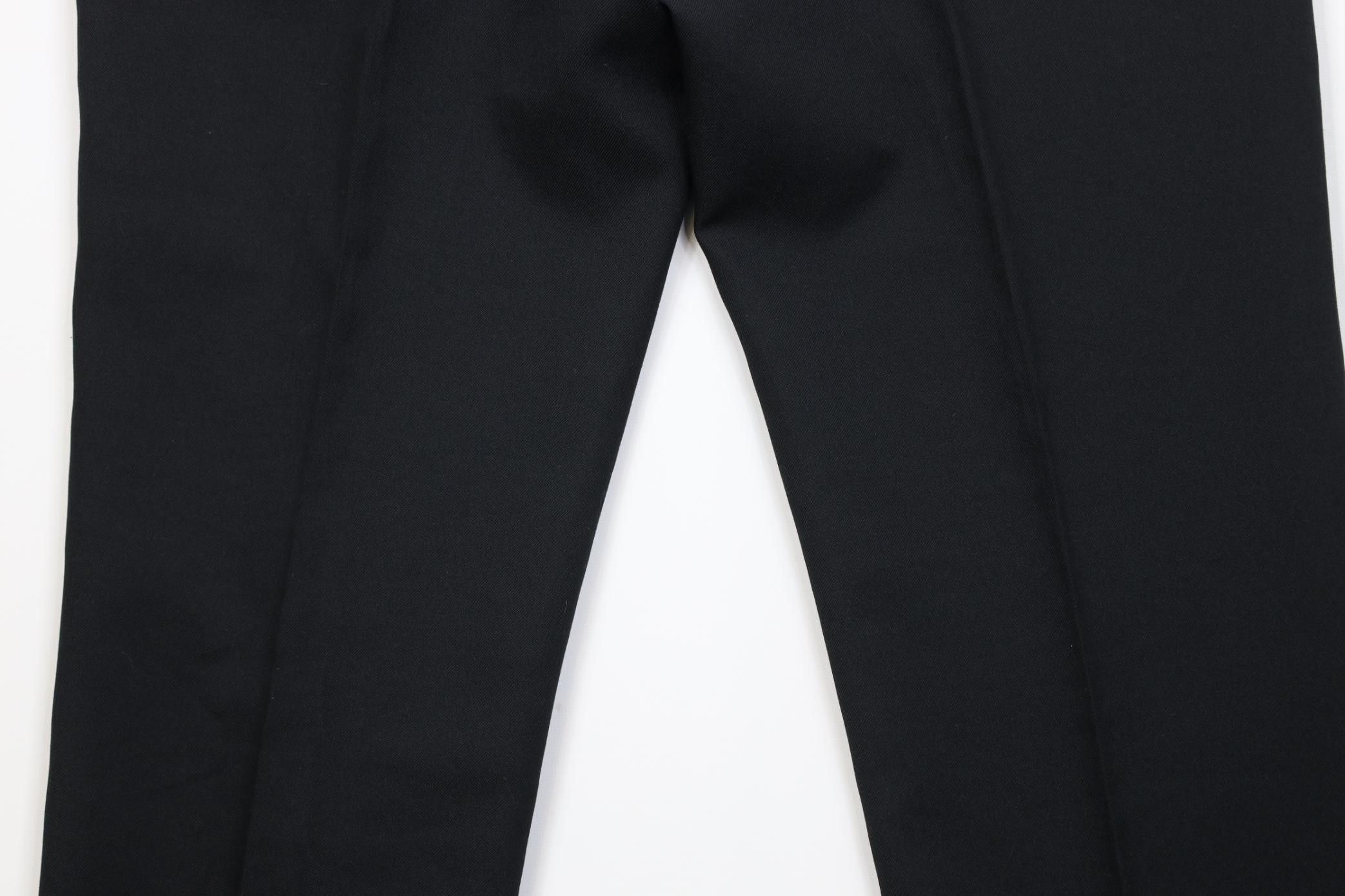 Vintage Vintage 70s Streetwear Flared Wide Leg Chino Pants Black USA Size US 38 / EU 54 - 11 Thumbnail