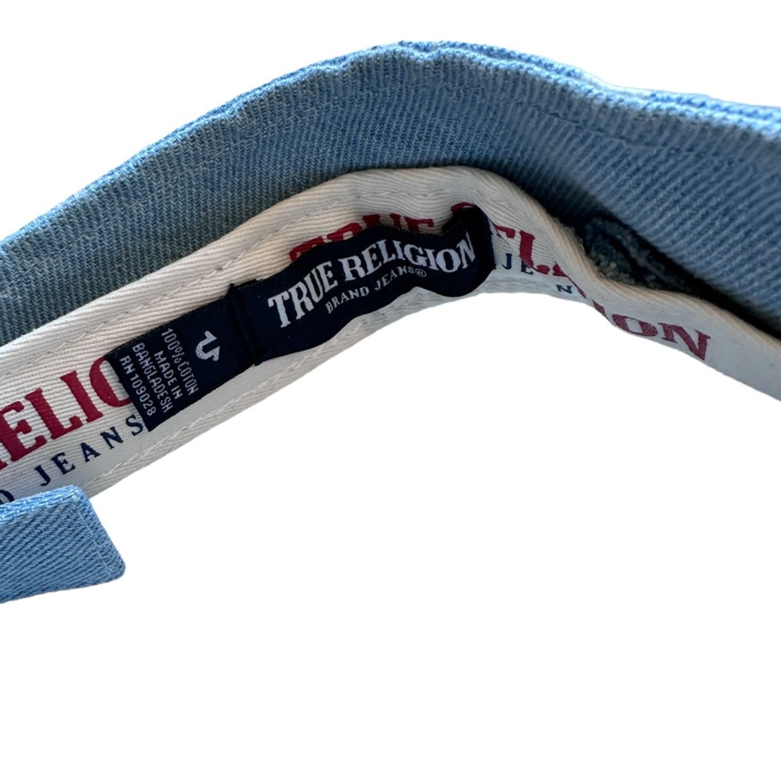 True Religion NWT True Religion Visor Hat in Denim Blue Size ONE SIZE - 4 Thumbnail