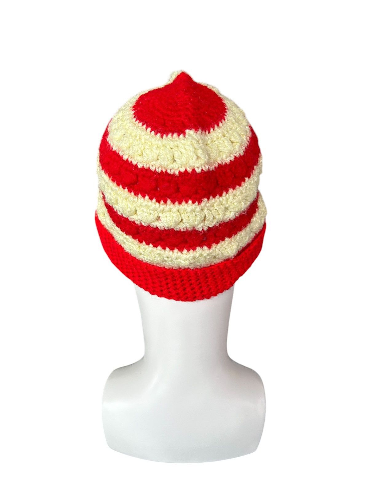 Japanese Brand × Kapital × Vintage Crochet knitted handmade Beanie Hats ☠️☠️ Size ONE SIZE - 3 Thumbnail