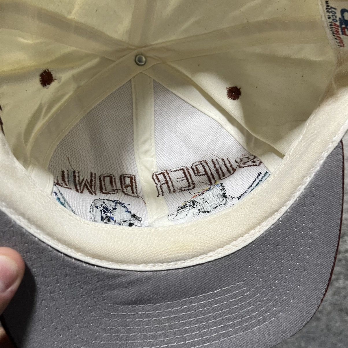 Logo Athletic Vintage Dallas Cowboys Pittsburgh Steelers Super Bowl Hat Size ONE SIZE - 6 Thumbnail