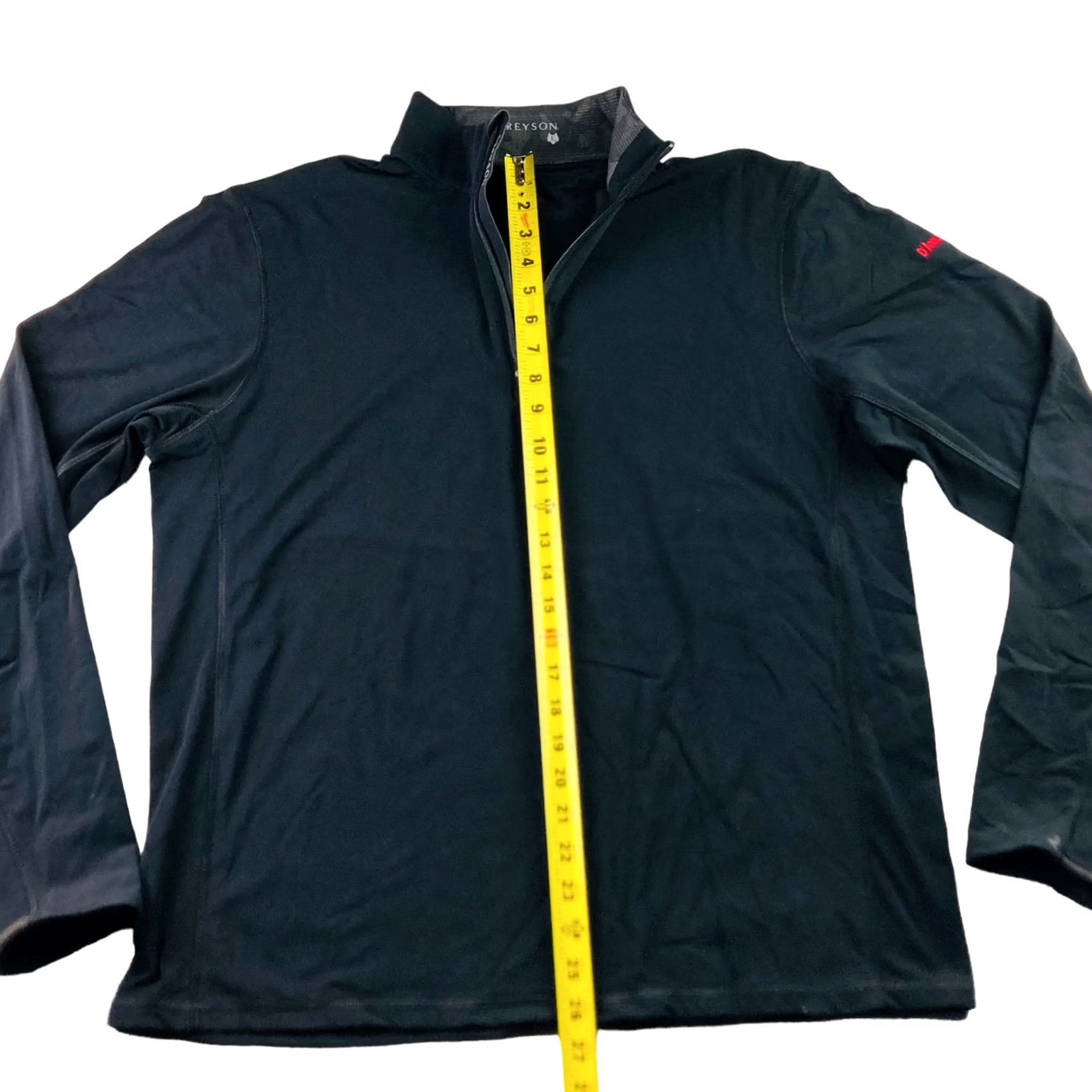 Vintage Greyson Men's 1/4 Zip Performance Stretch Pullover Jacket Black L Size US L / EU 52-54 / 3 - 6 Thumbnail