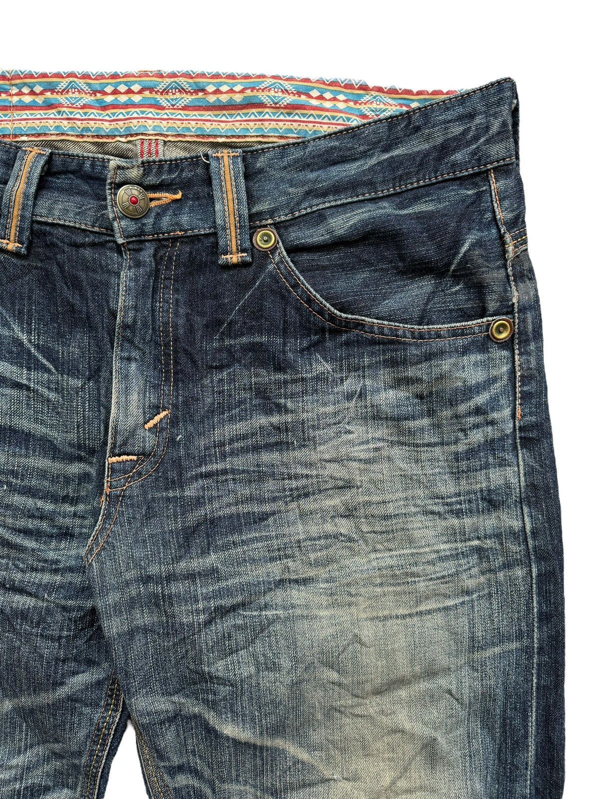 Edwin VINTAGE EDWIN EXCLUSIVE XV NAVAJO POCKET BAGGY JEANS Size US 36 / EU 52 - 5 Thumbnail