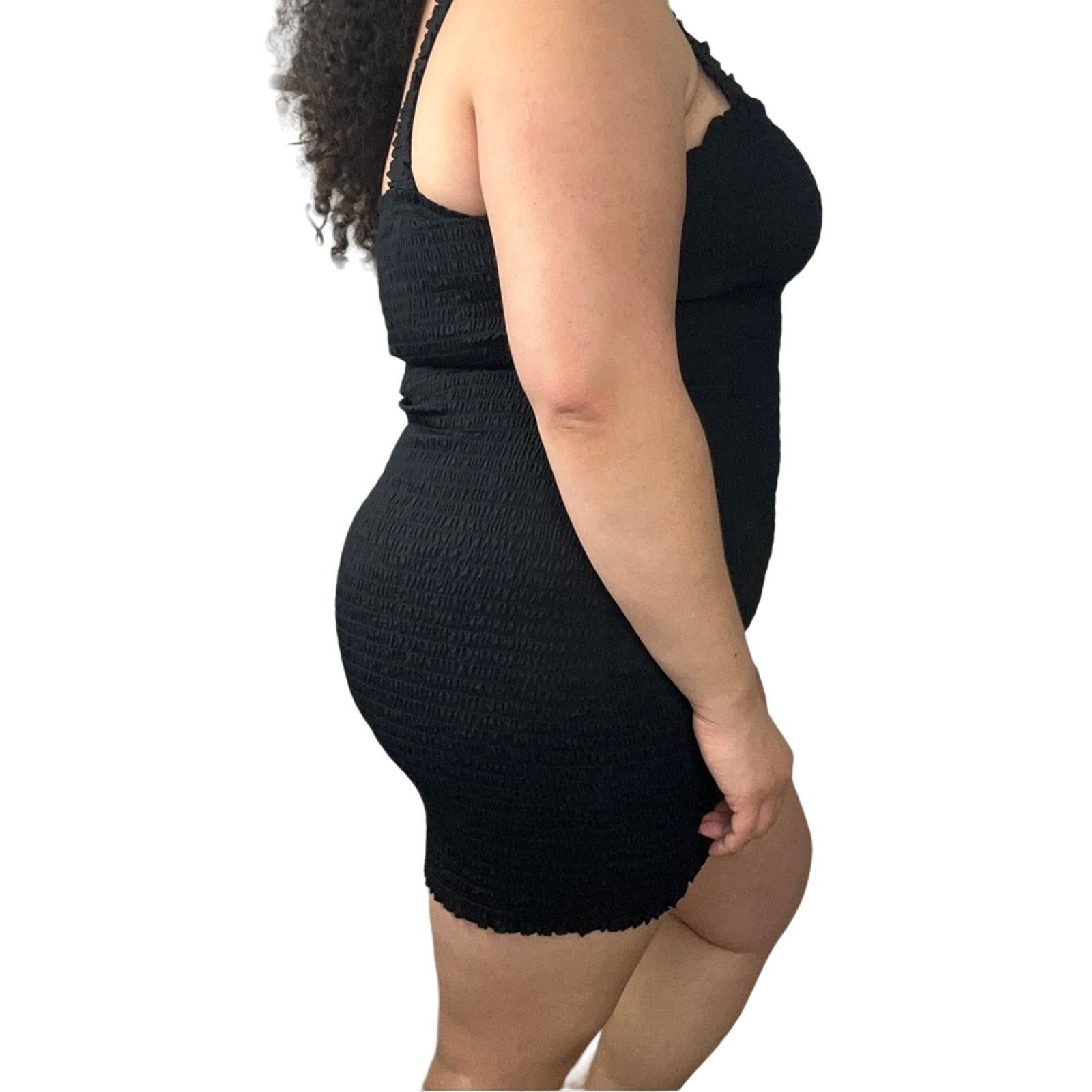 Forever 21 NEW Forever21 Gauze Bodycon Mini Little Black Dress 0X 14/16 Size XL / US 12-14 / IT 48-50 - 4 Thumbnail