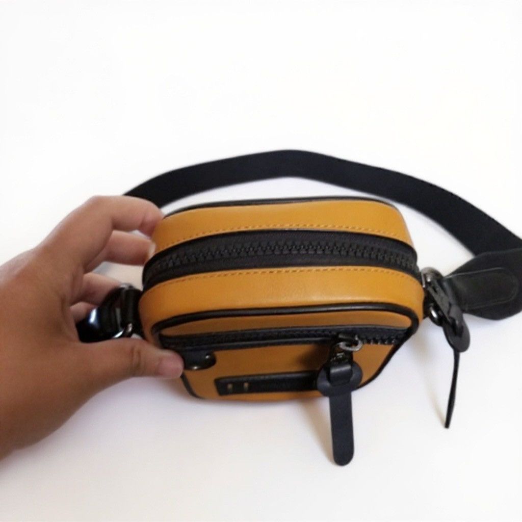 Coach Coach Yellow and Black Terrain Crossbody Bag Size ONE SIZE - 3 Thumbnail