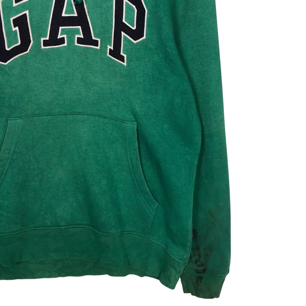 Gap 📌Rich Green Gap Hoodie Pull Over Spell Out Big Logo Size US S / EU 44-46 / 1 - 6 Thumbnail