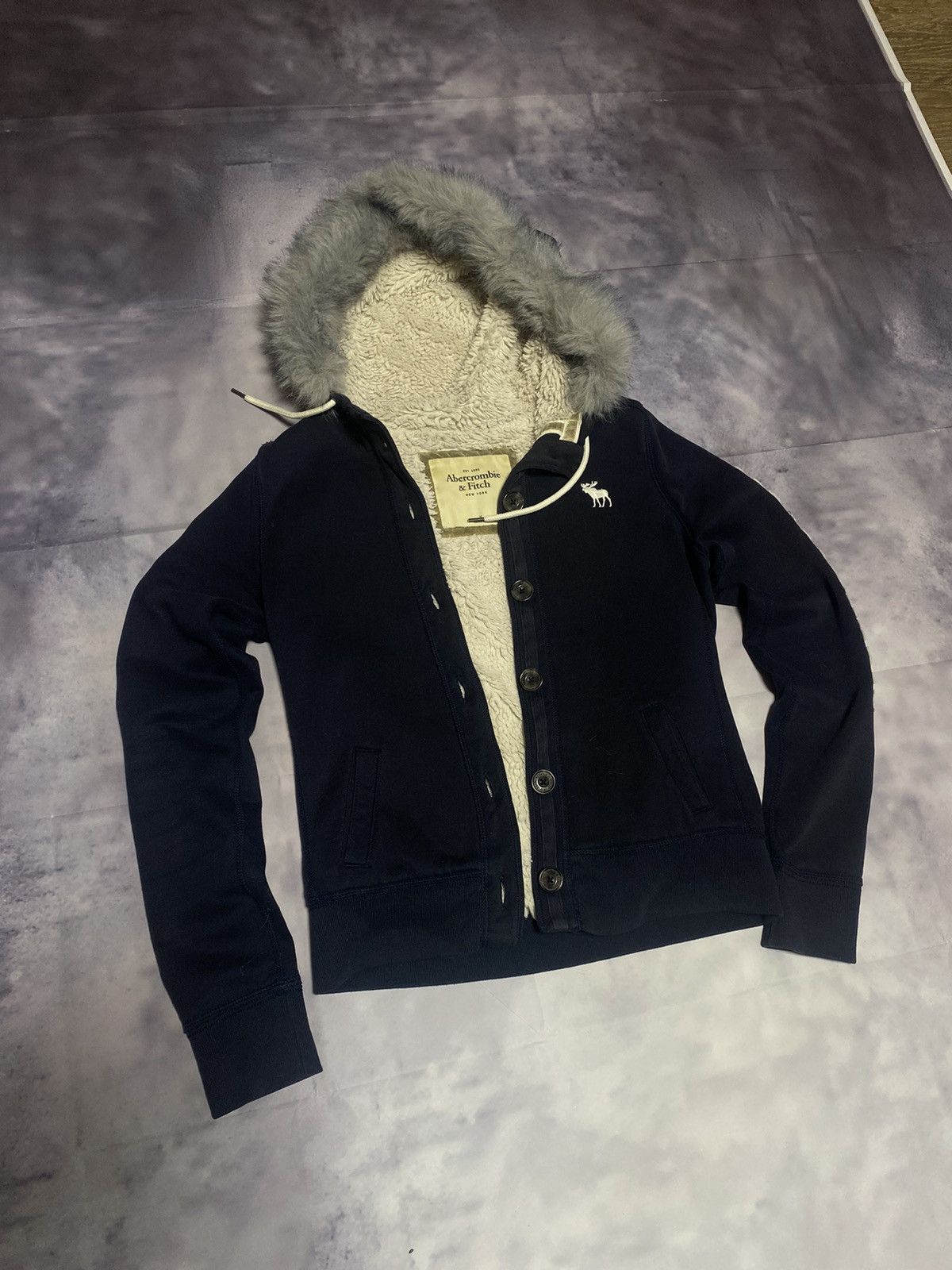 Abercrombie & Fitch × Vintage Abercrombie&Fitch IF SIX WAS NINE Style Fur Rabbit Jacket Size M / US 6-8 / IT 42-44 - 3 Thumbnail