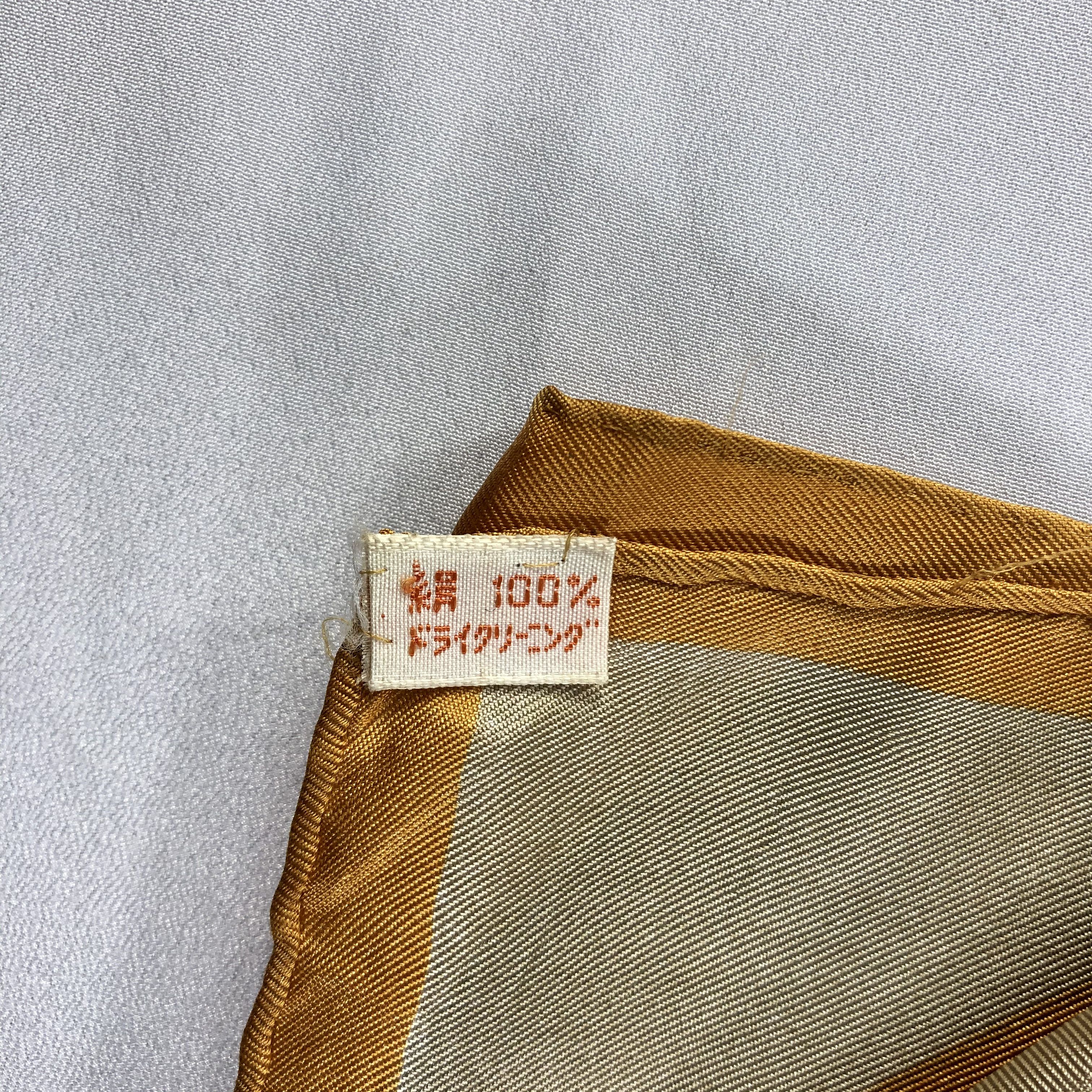 Vintage Vintage Dessins.Kanitz Silk Scarf Size ONE SIZE - 5 Thumbnail