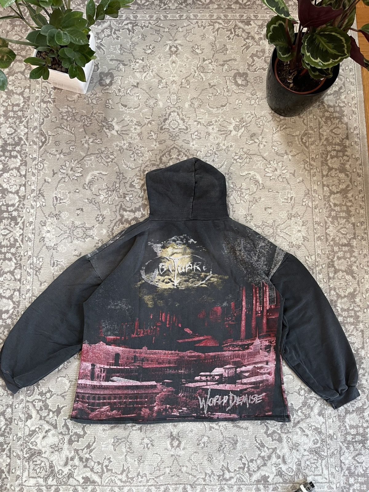 Band Tees × Vintage Hoodie Obituary World Demise Vintage Rare Size US L / EU 52-54 / 3 - 3 Thumbnail