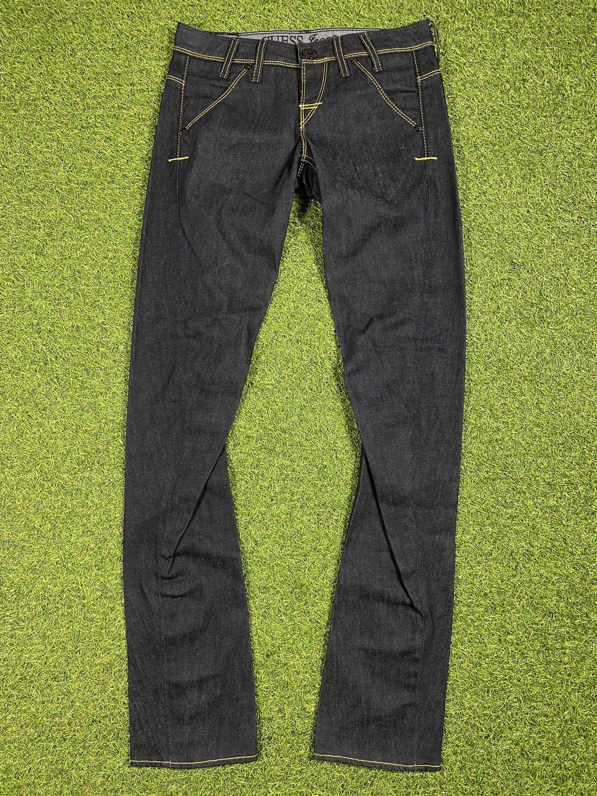 Guess Vintage Y2K Guess premium jeans streetwear style size 27 Size 27" / US 4 / IT 40 - 4 Thumbnail