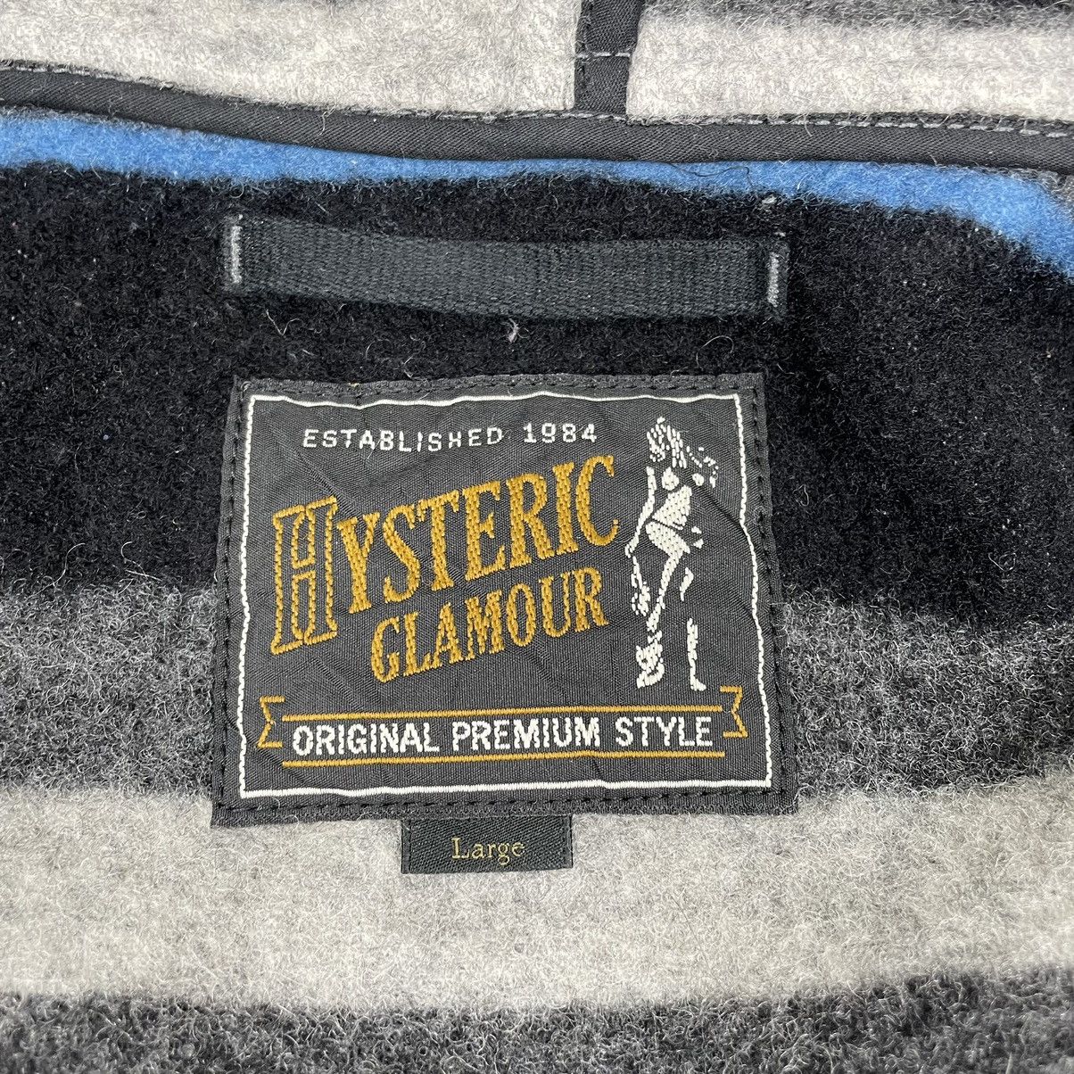 Hysteric Glamour 🔥HYSTERIC GLAMOUR HOODIE STRIPES LONG JACKET Size L / US 10 / IT 46 - 10 Thumbnail
