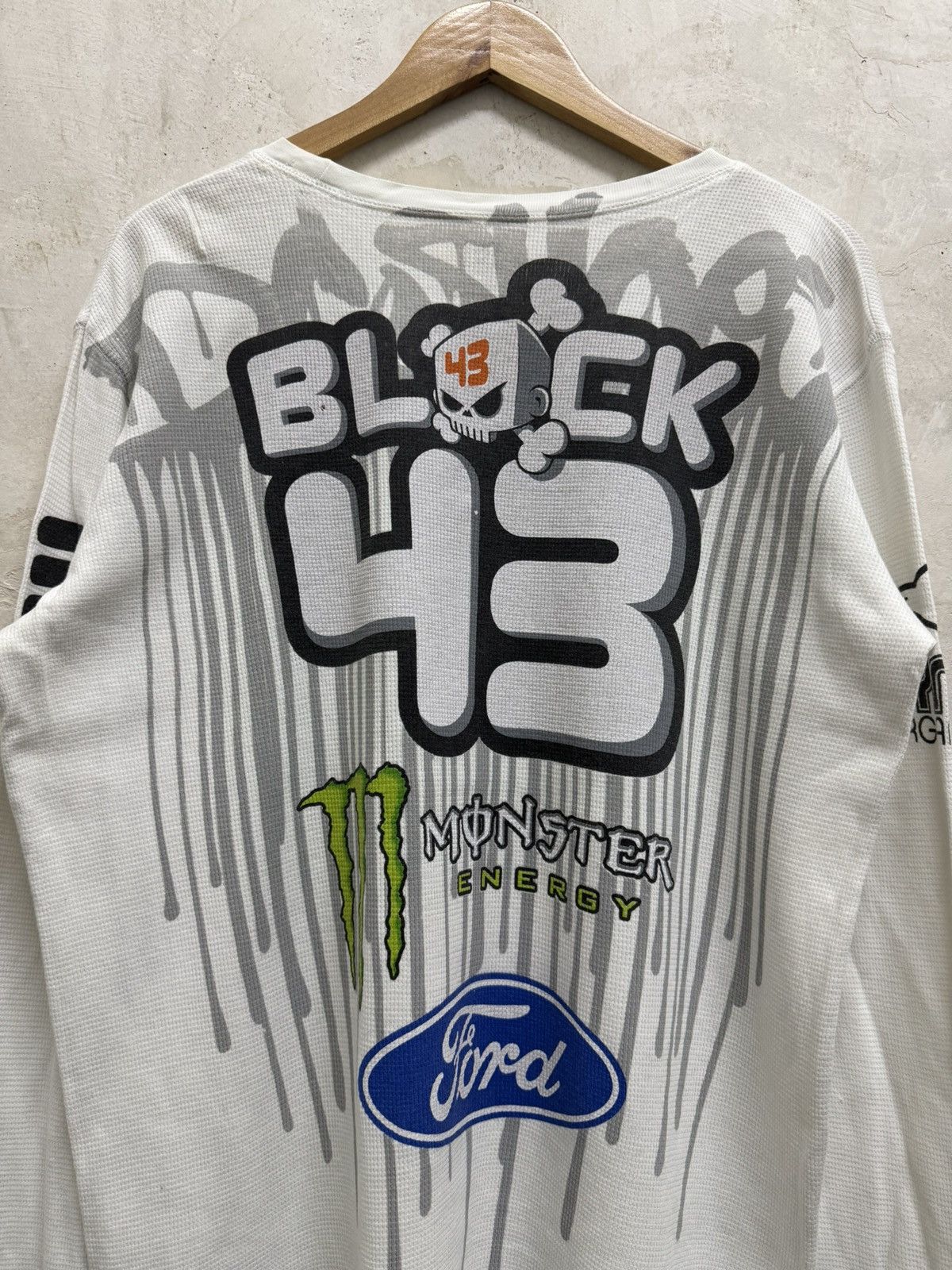 DC 2000s Dc Shoe x Ken Block 43 x Monster Energy Waffle LS Tees Size US M / EU 48-50 / 2 - 4 Thumbnail