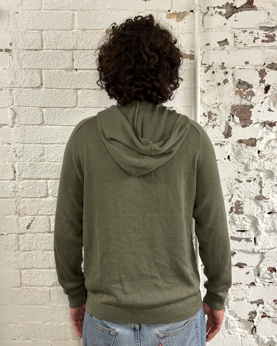 Emporio Armani AW2022 Emporio Armani Green Light Zip-up Hoodie Size US M / EU 48-50 / 2 - 3 Thumbnail
