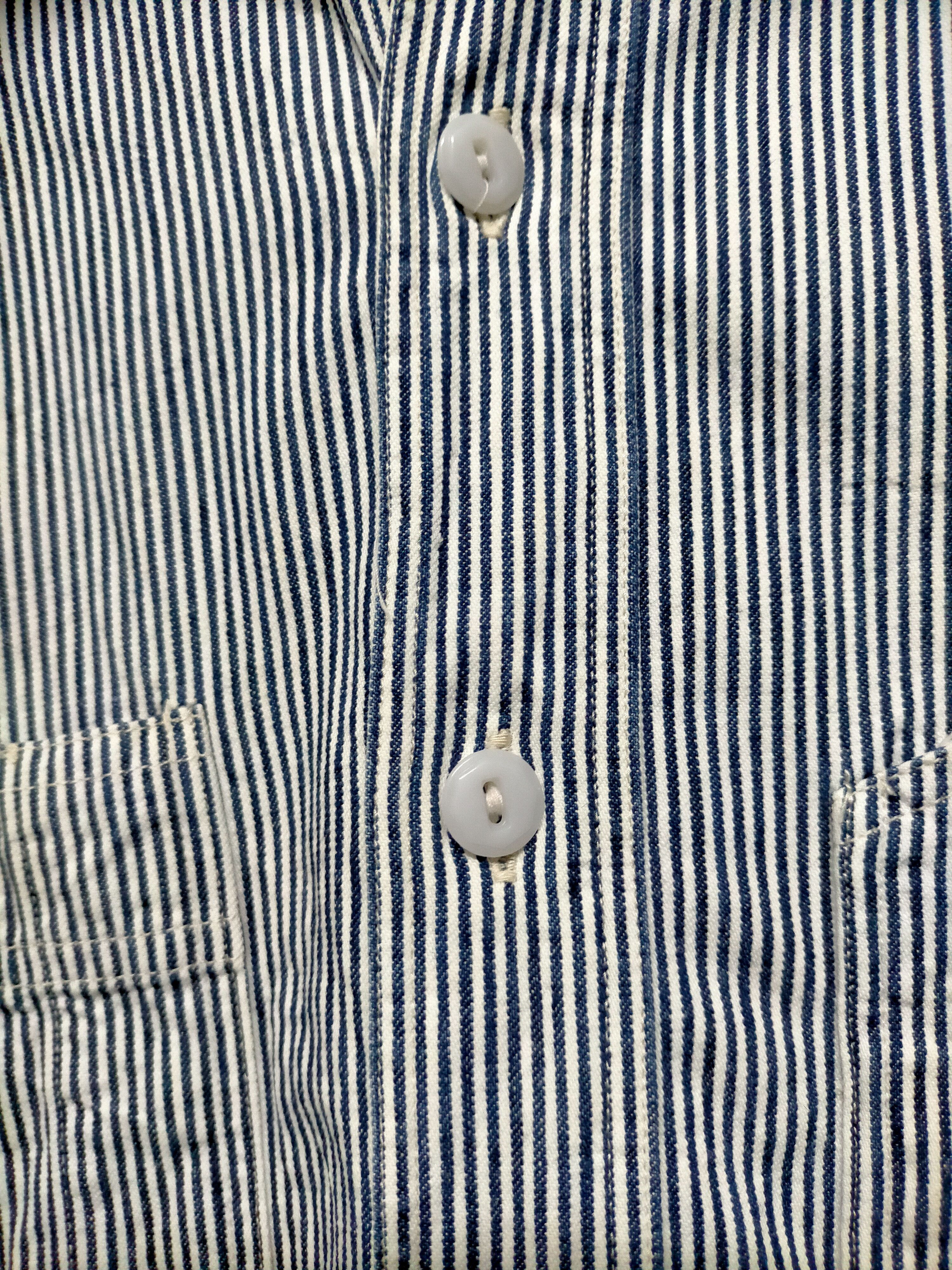 Sugar Cane × Toyo Enterprises × Vintage Sugar Cane Toyo Enterprise Hickory Denim Button Ups Shirt Size US M / EU 48-50 / 2 - 10 Thumbnail