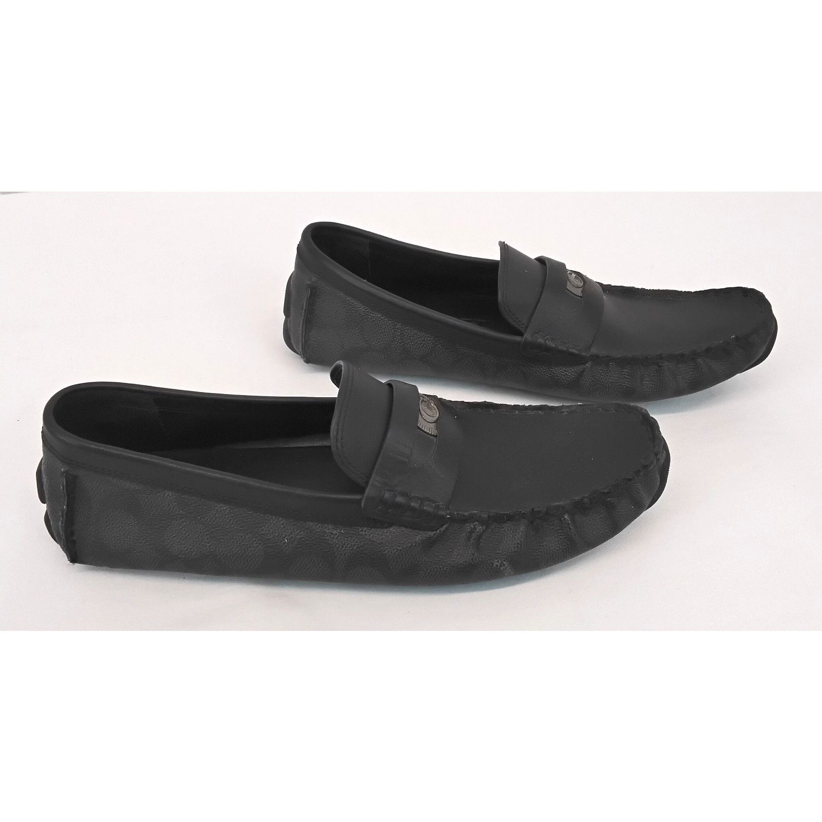 Coach Coach Leather Men's Loafers Black Size 8D Size US 8 / EU 41 - 3 Thumbnail
